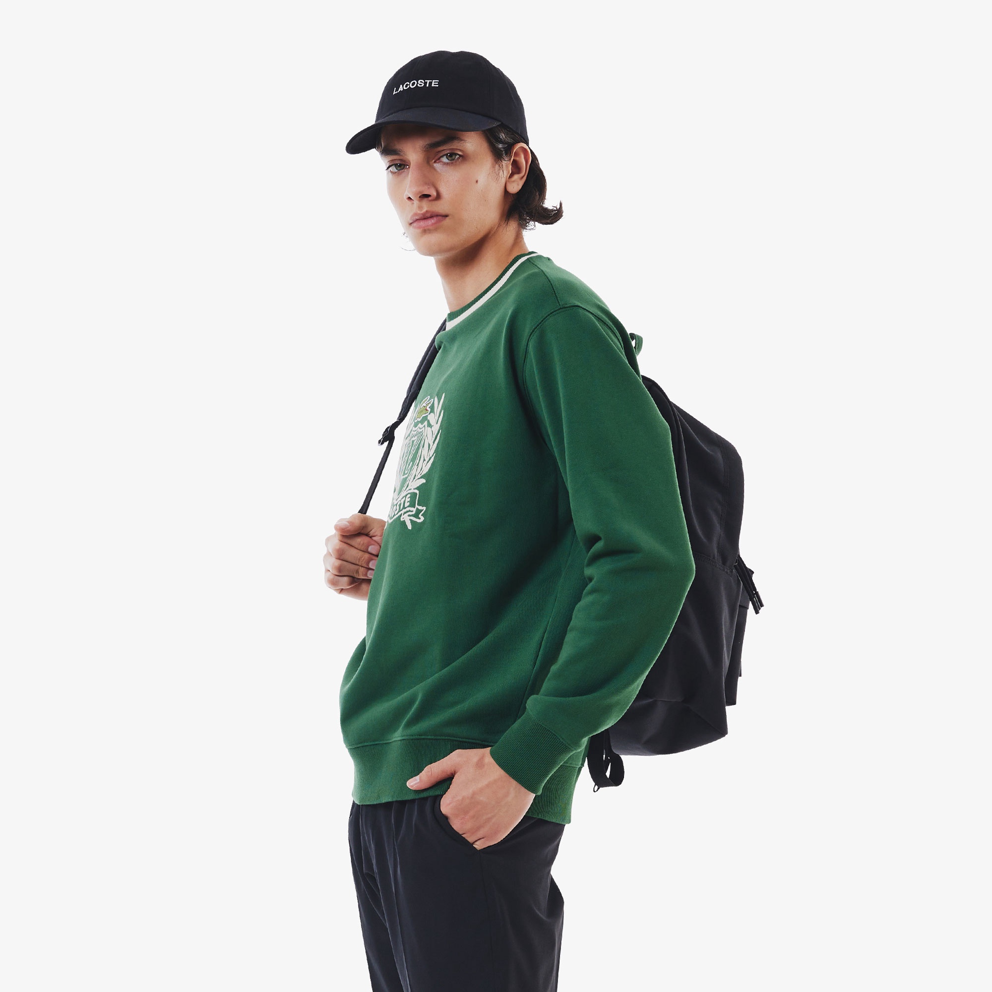 ハンドステッチ風フレンチグラフィックTシャツ