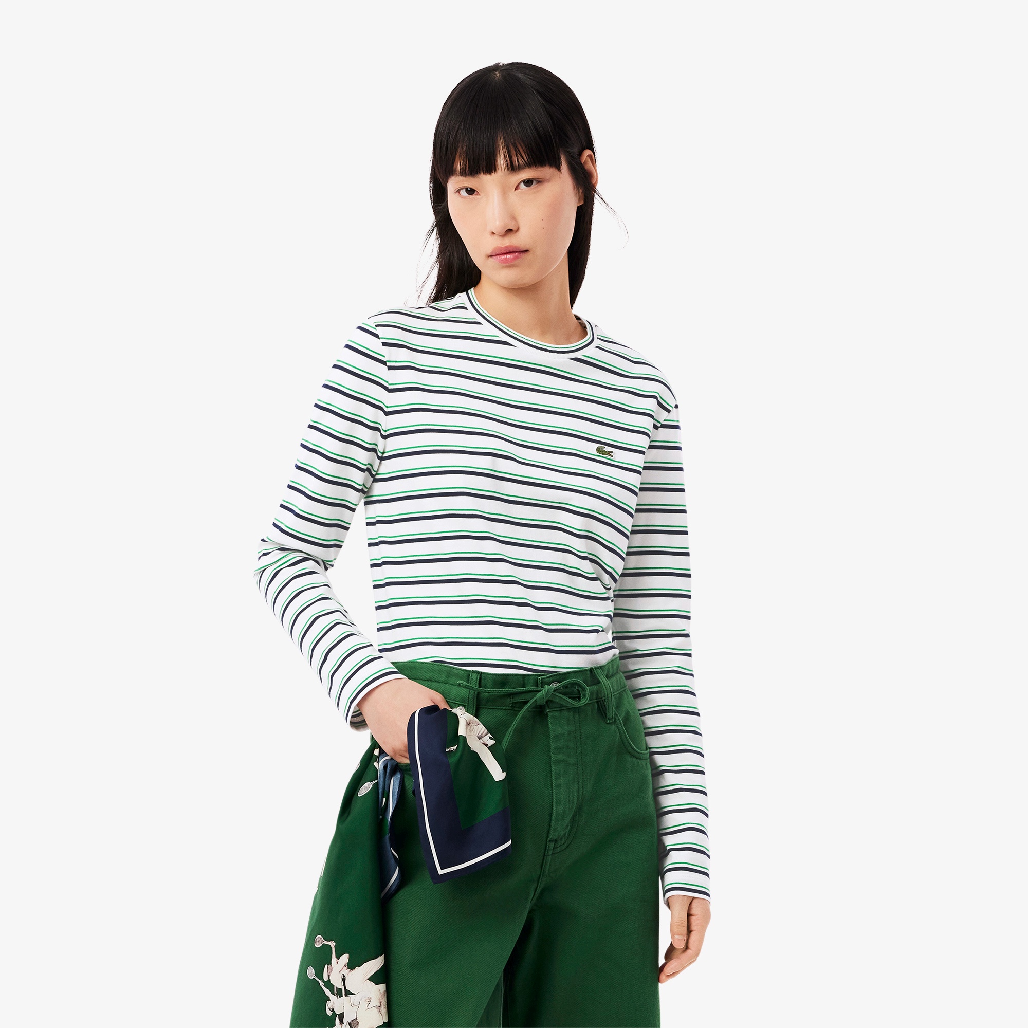 ベーシックボーダーロングスリーブTシャツ