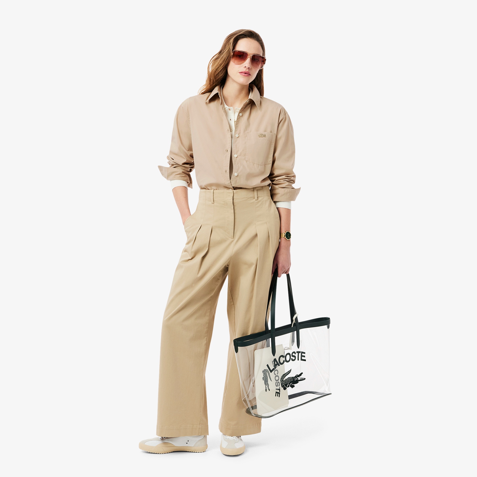 ウエストシャーリングシャツブルゾン