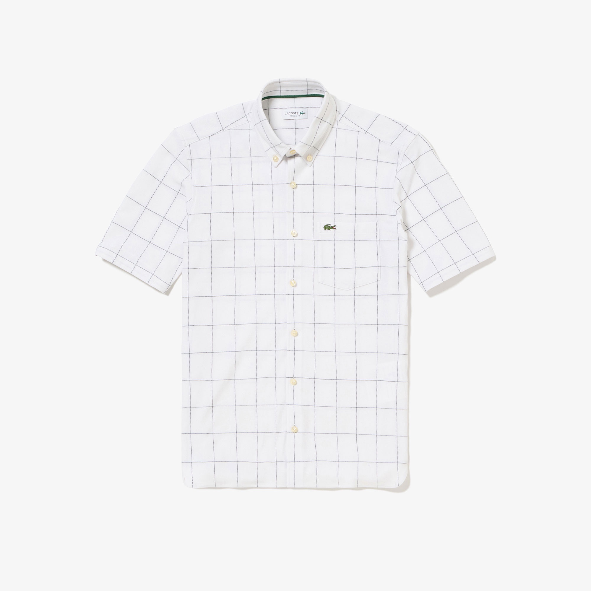 ウィンドウペーンチェックジャージシャツ