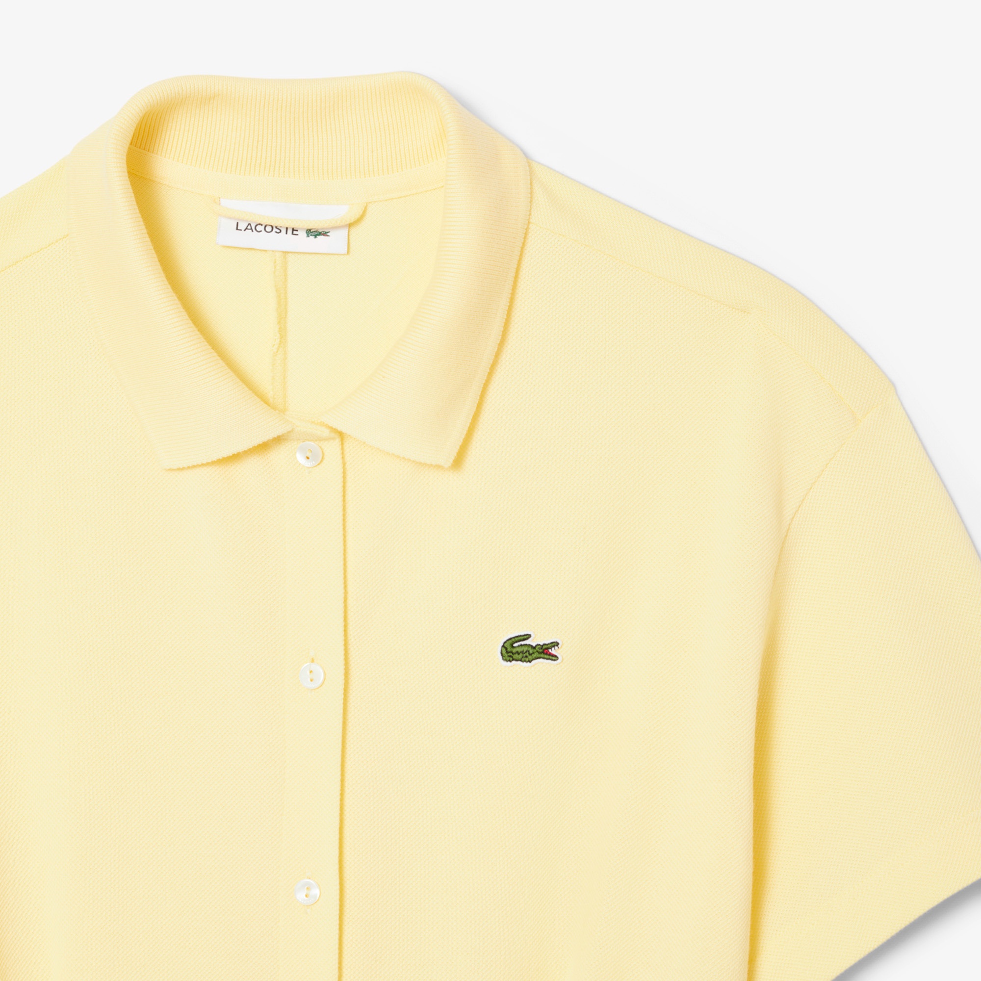 鹿の子地シャツドレス