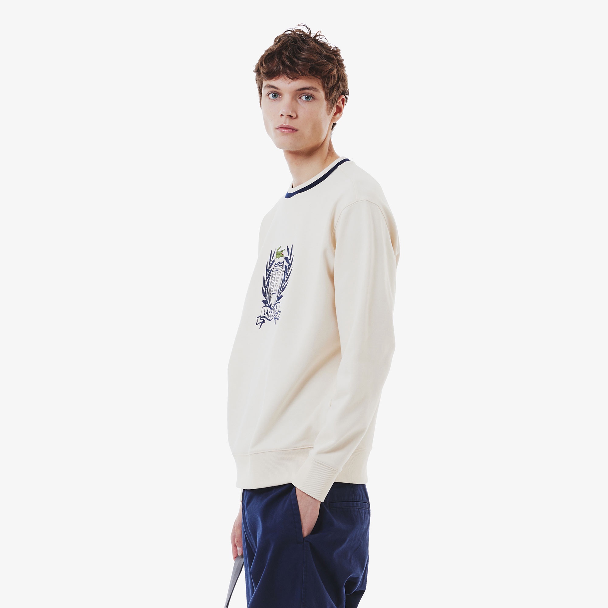 ハンドステッチ風フレンチグラフィックTシャツ