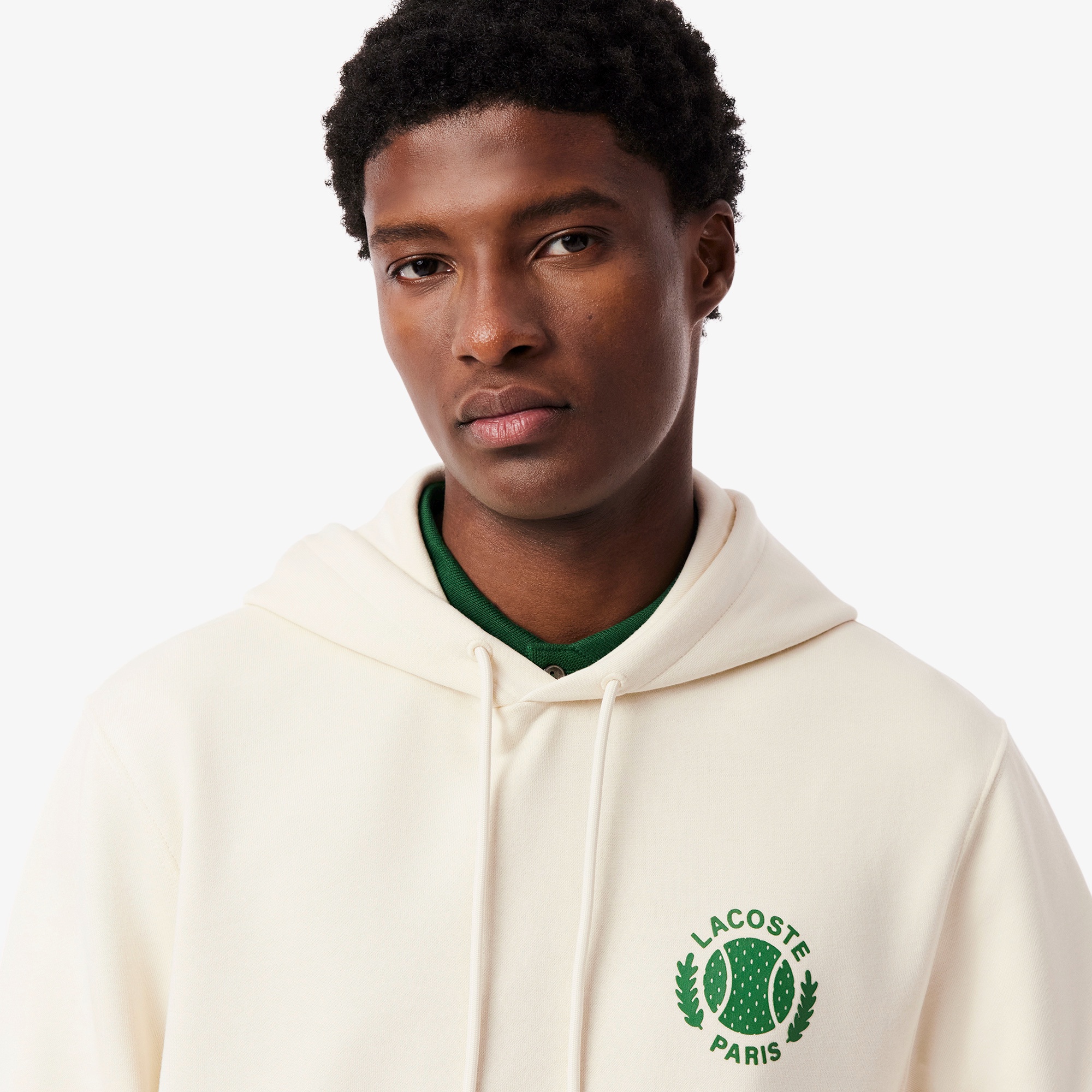 ヘリテージテニスロゴスウェットフーディー