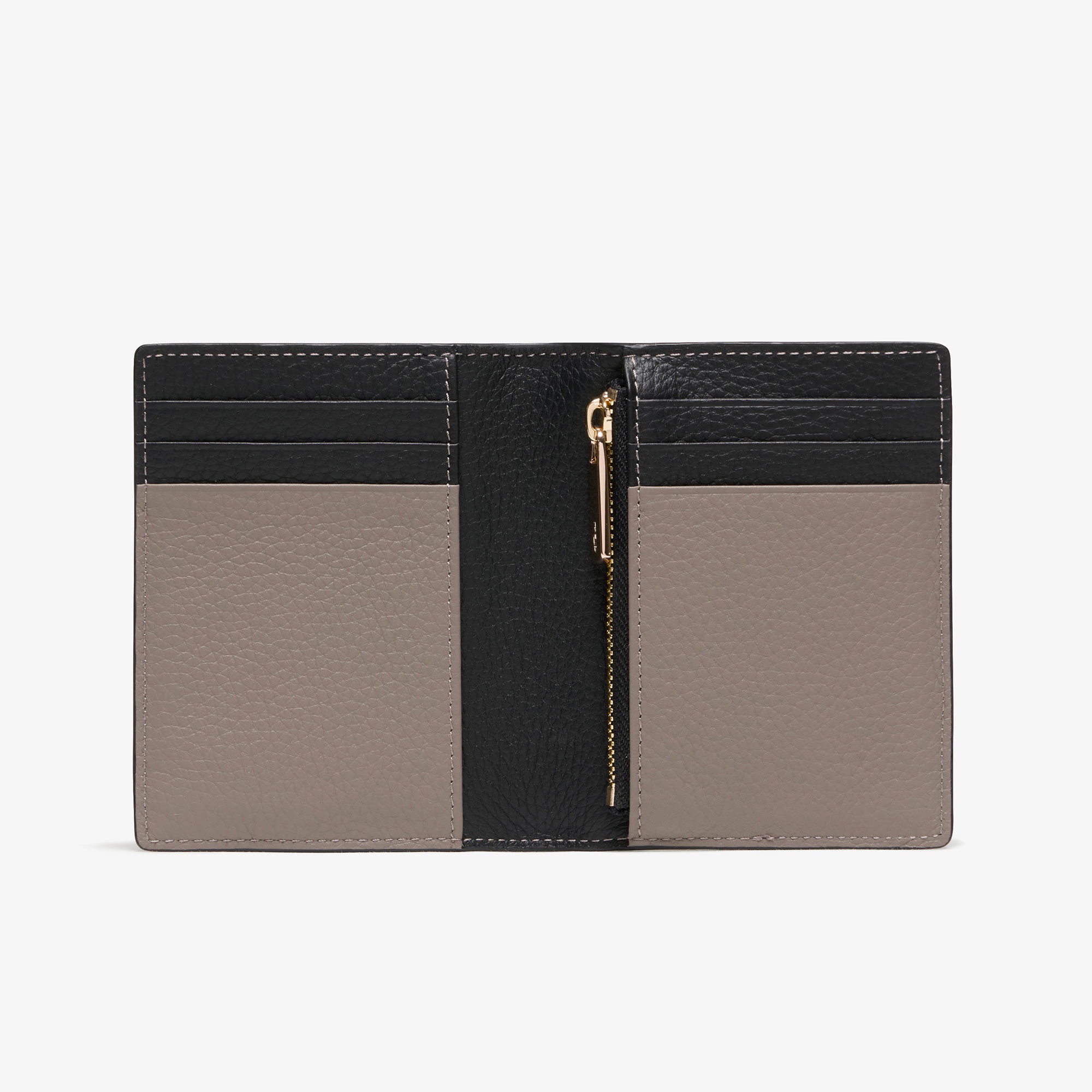 内部配色バーティカル2つ折りウォレット