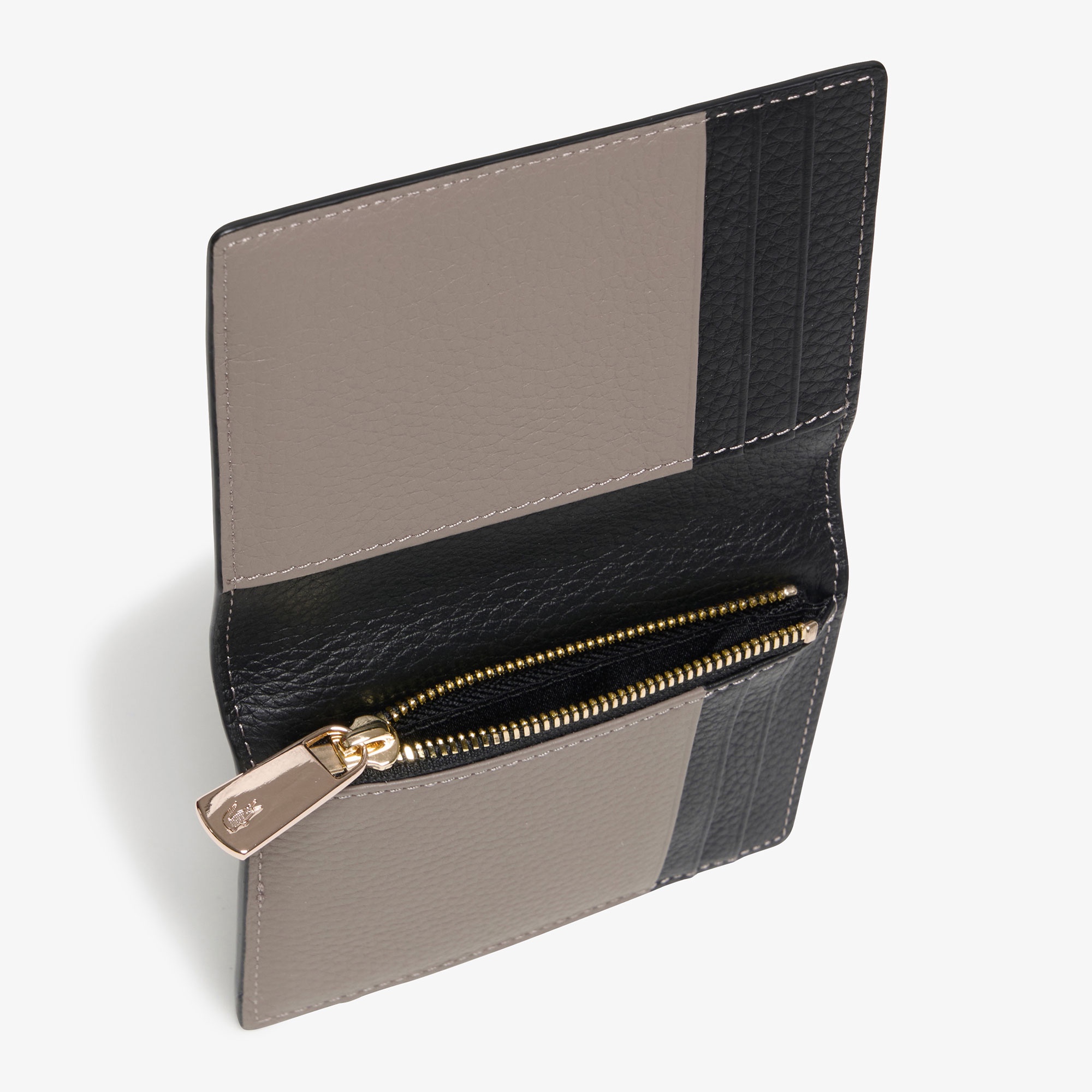 内部配色バーティカル2つ折りウォレット