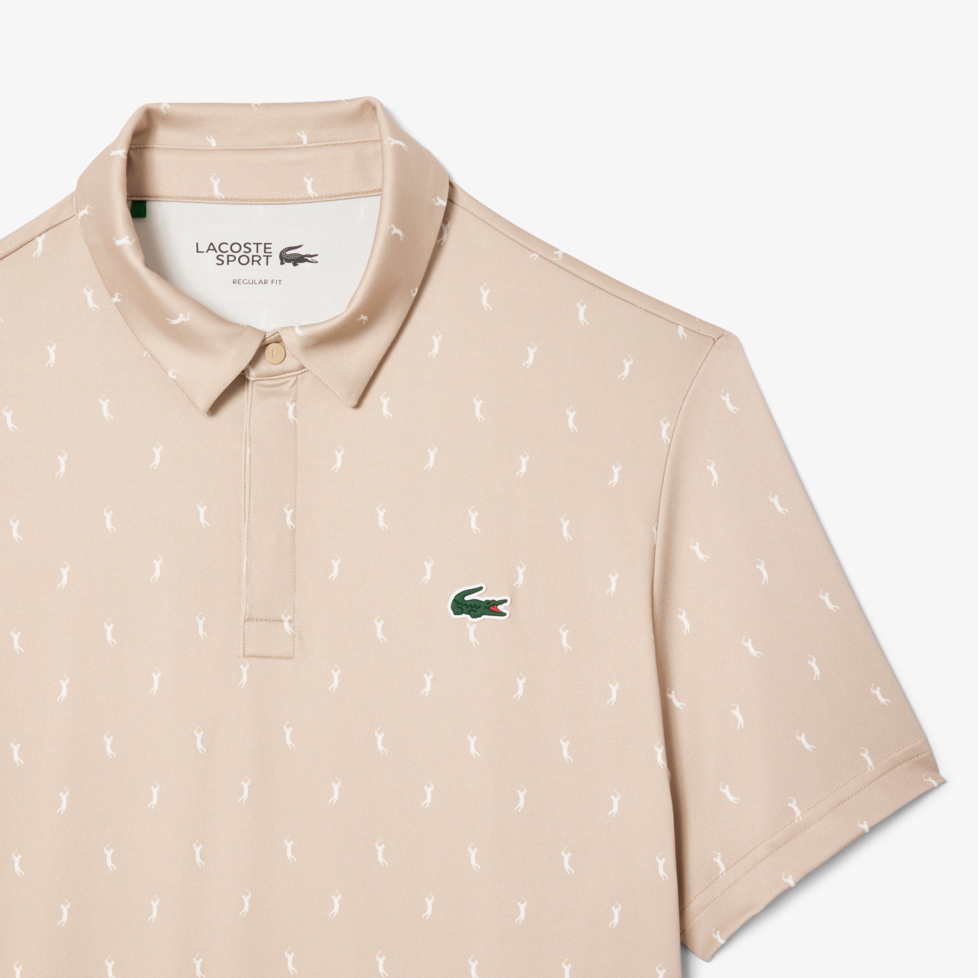 ミニマム総柄プリントゴルフポロシャツ