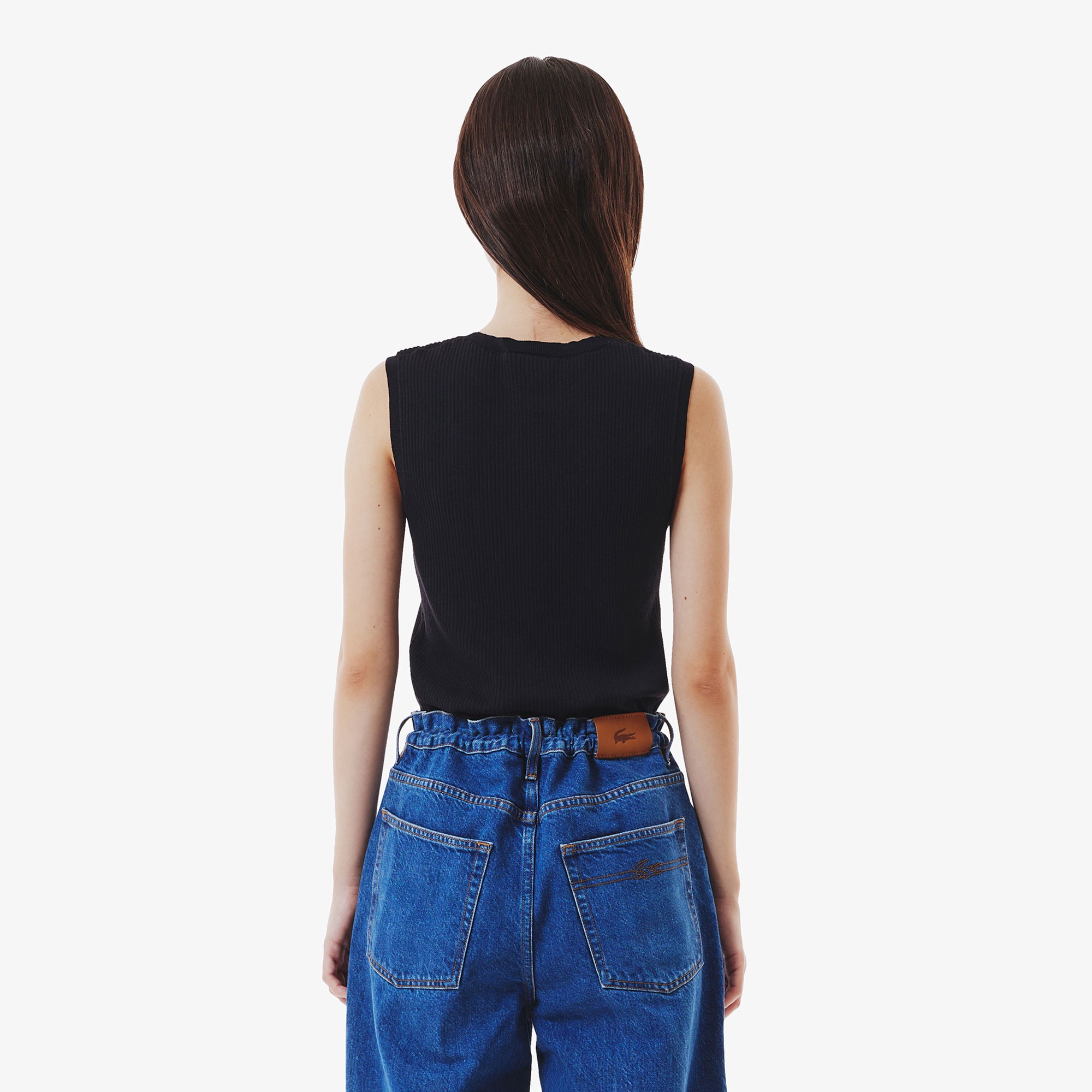 クールマックスリブニットタンクトップ