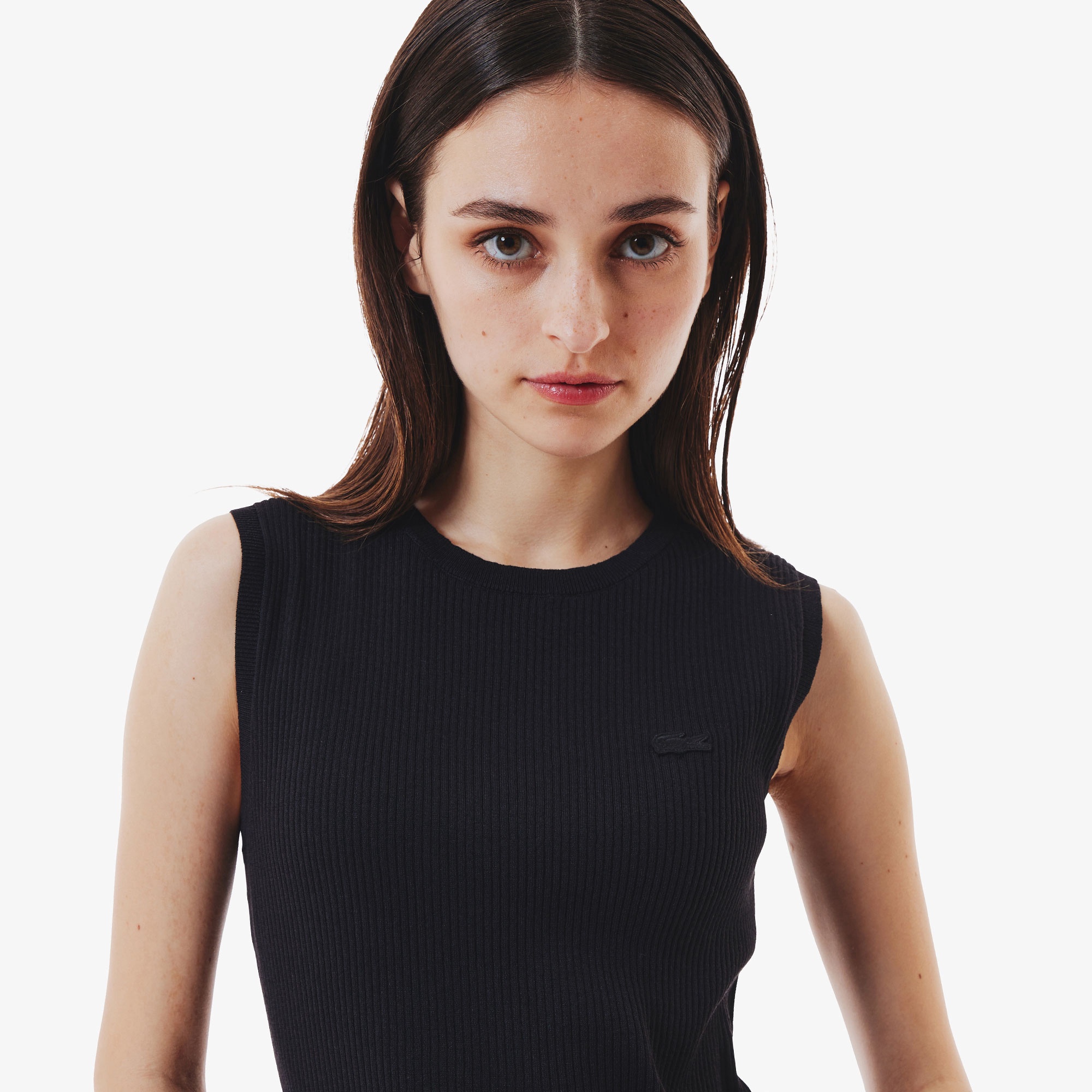 クールマックスリブニットタンクトップ