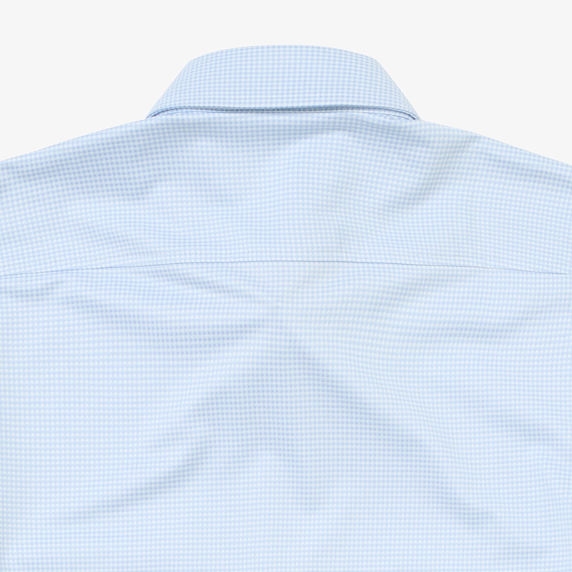 マイクロチェックジャージシャツ