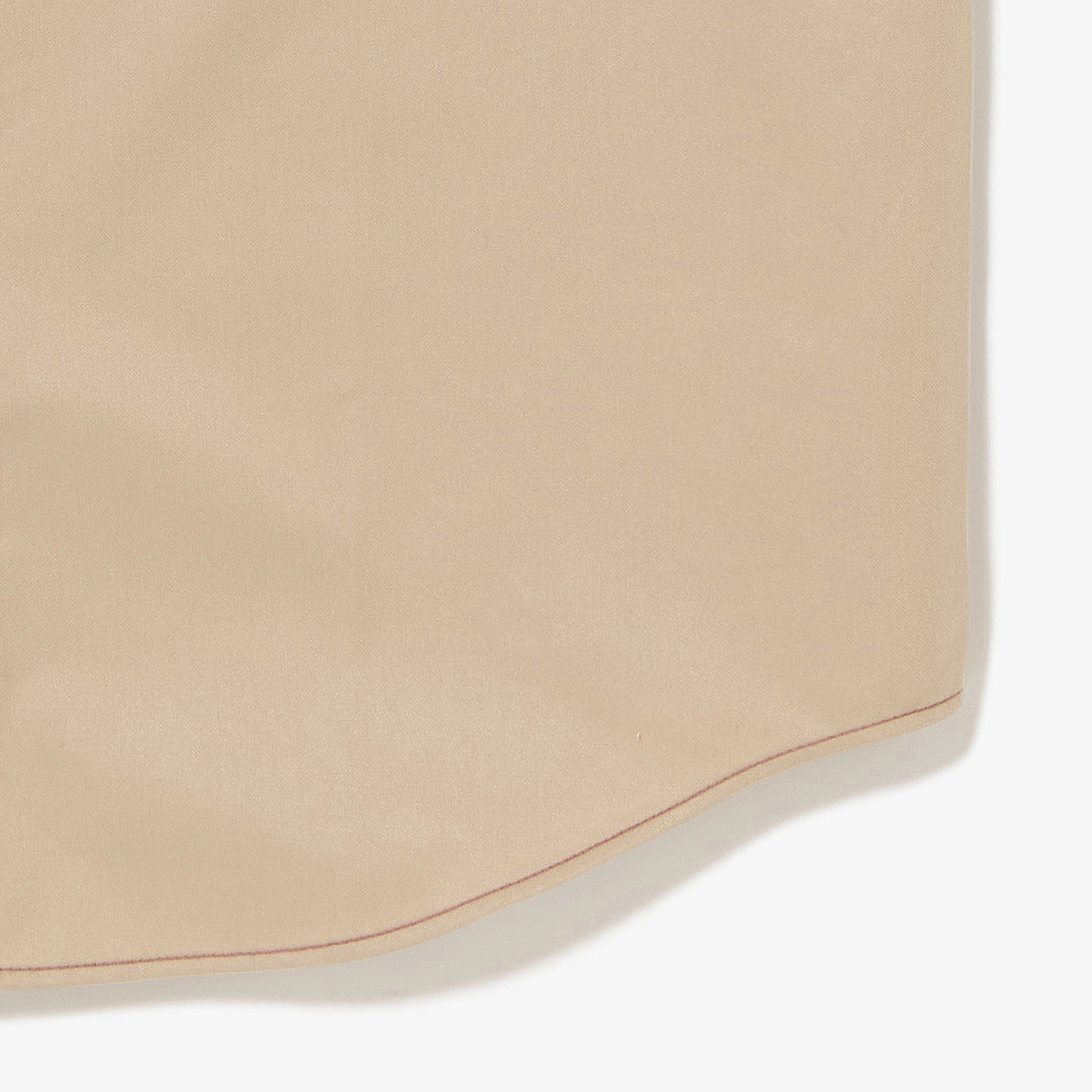 シルクブレンドネームパッチボタンダウンシャツ