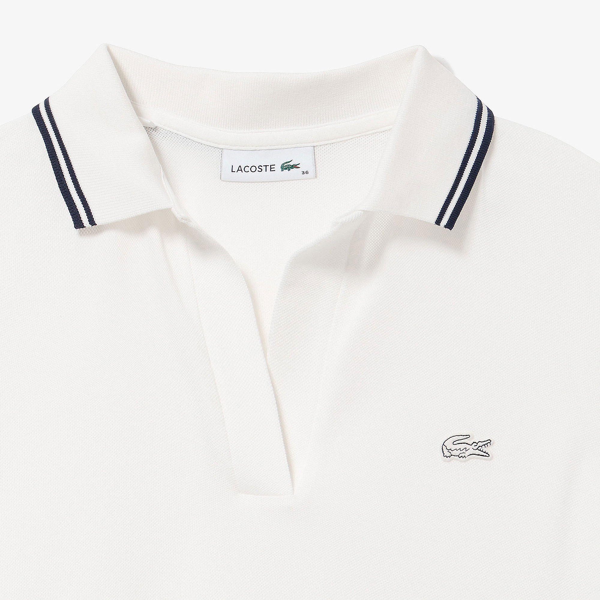 スキッパーネックポロシャツ