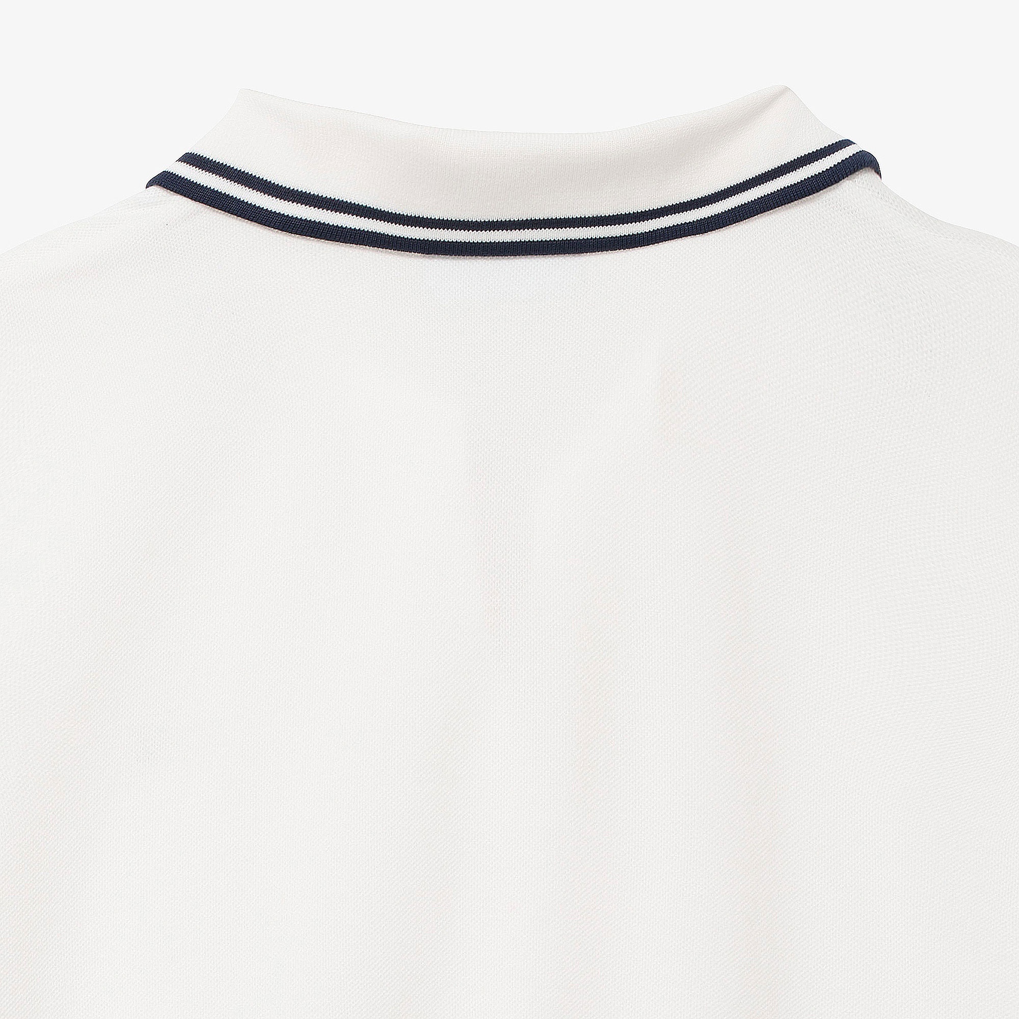 スキッパーネックポロシャツ