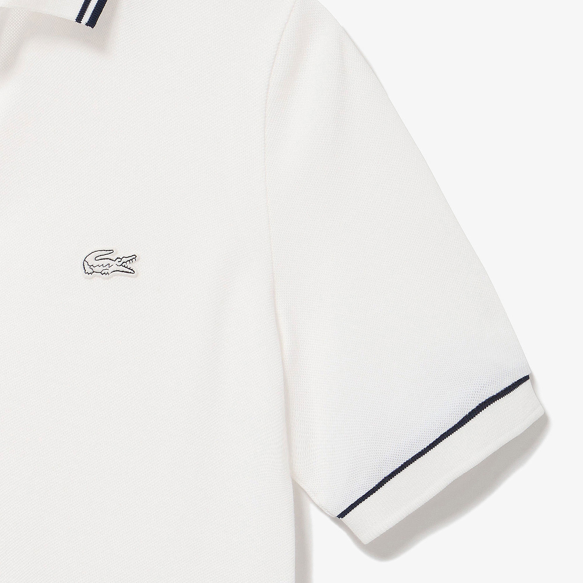 スキッパーネックポロシャツ