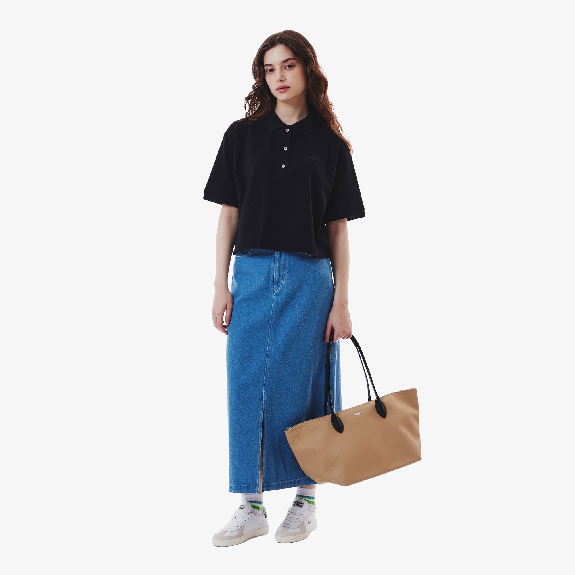 クロップドポロシャツ