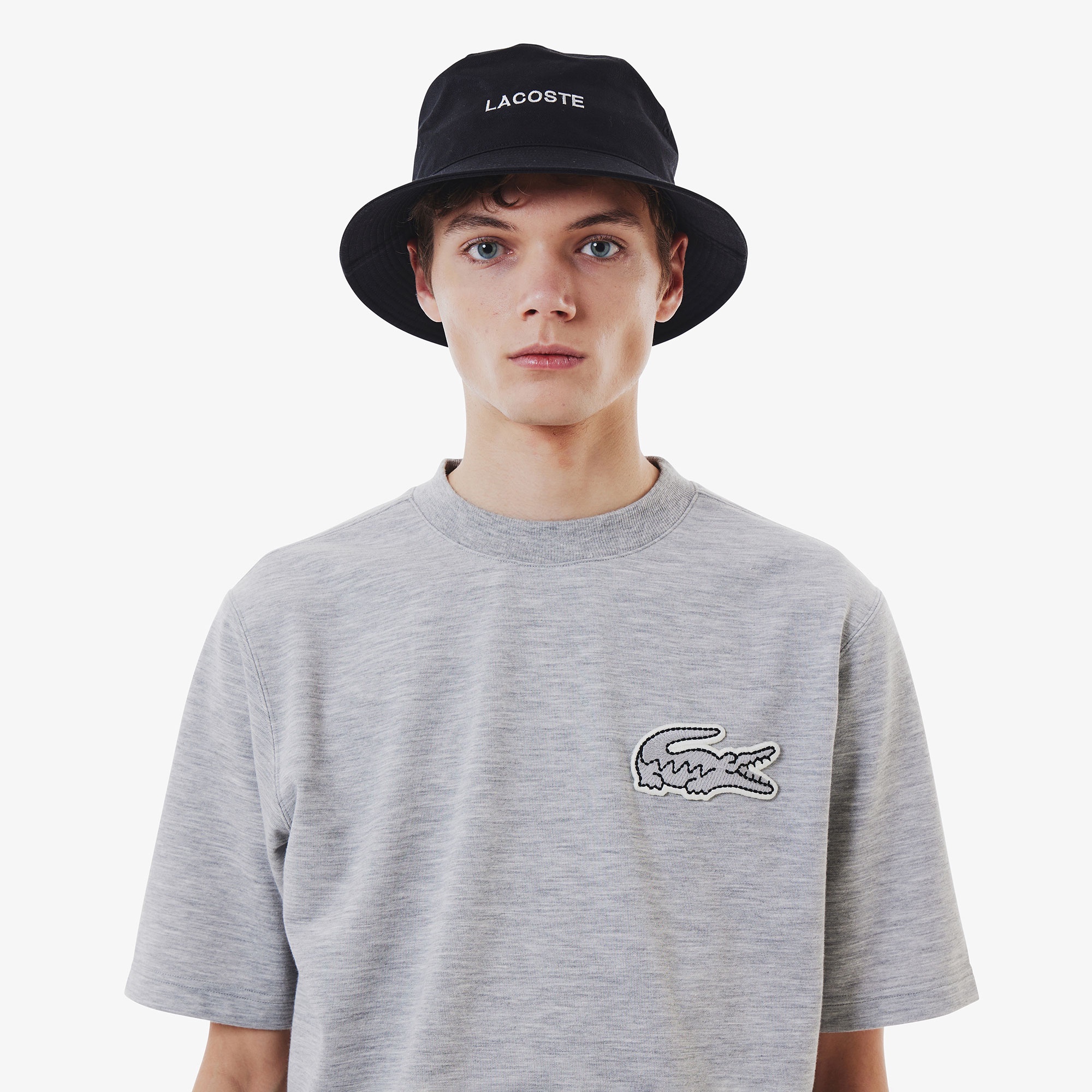 オーバーサイズクロックエンブレムスウェットTシャツ