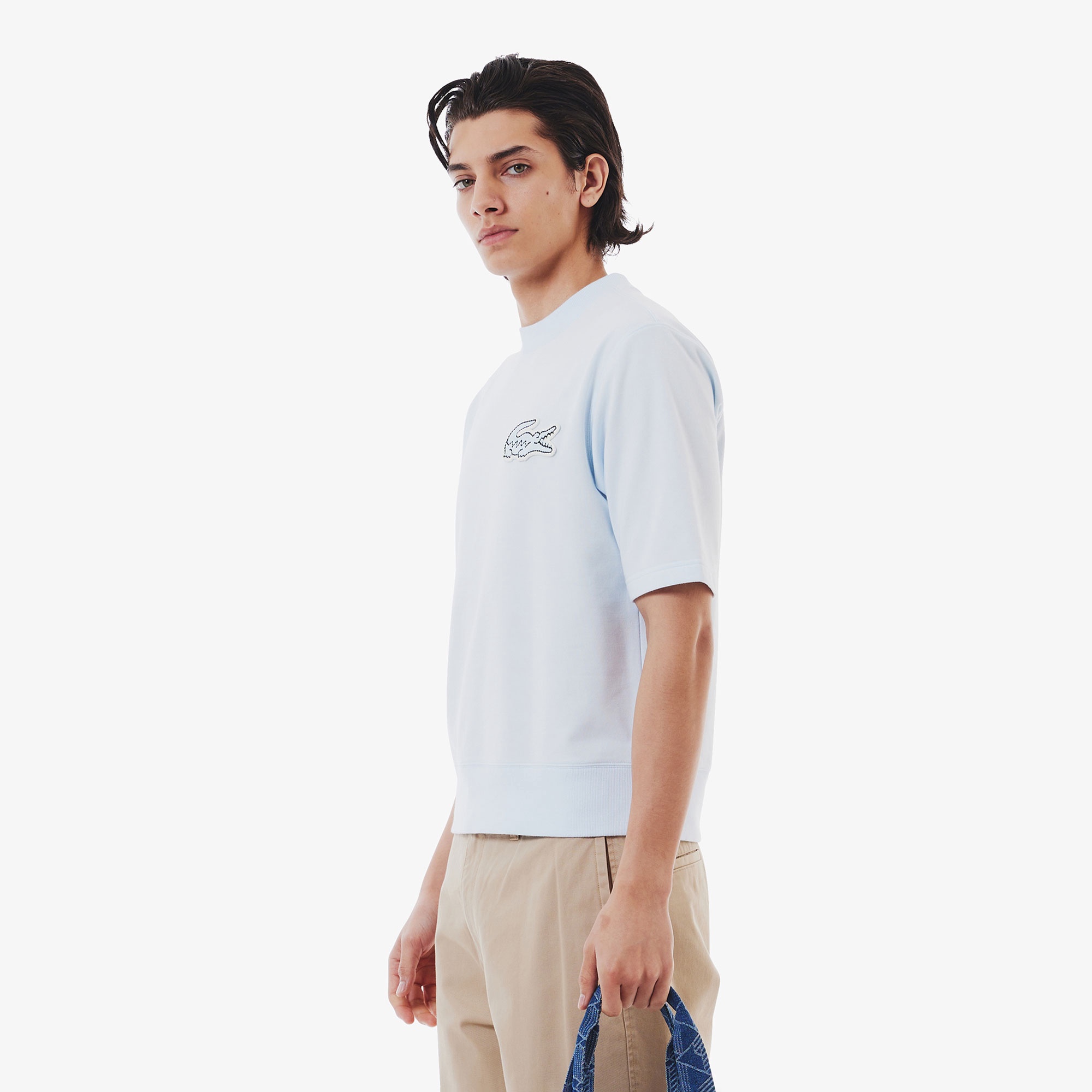 オーバーサイズクロックエンブレムスウェットTシャツ