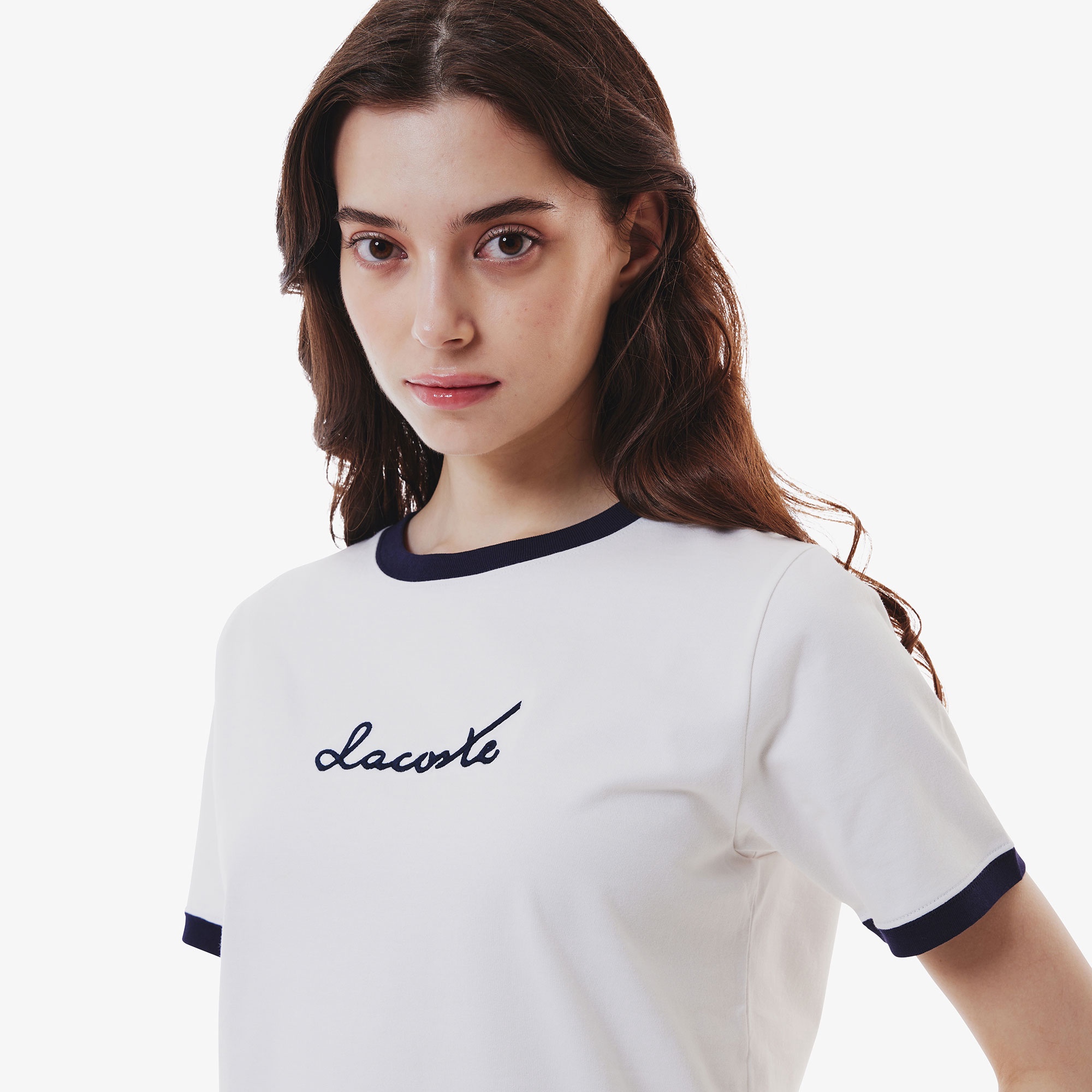 ステッチネーミングリンガーTシャツ