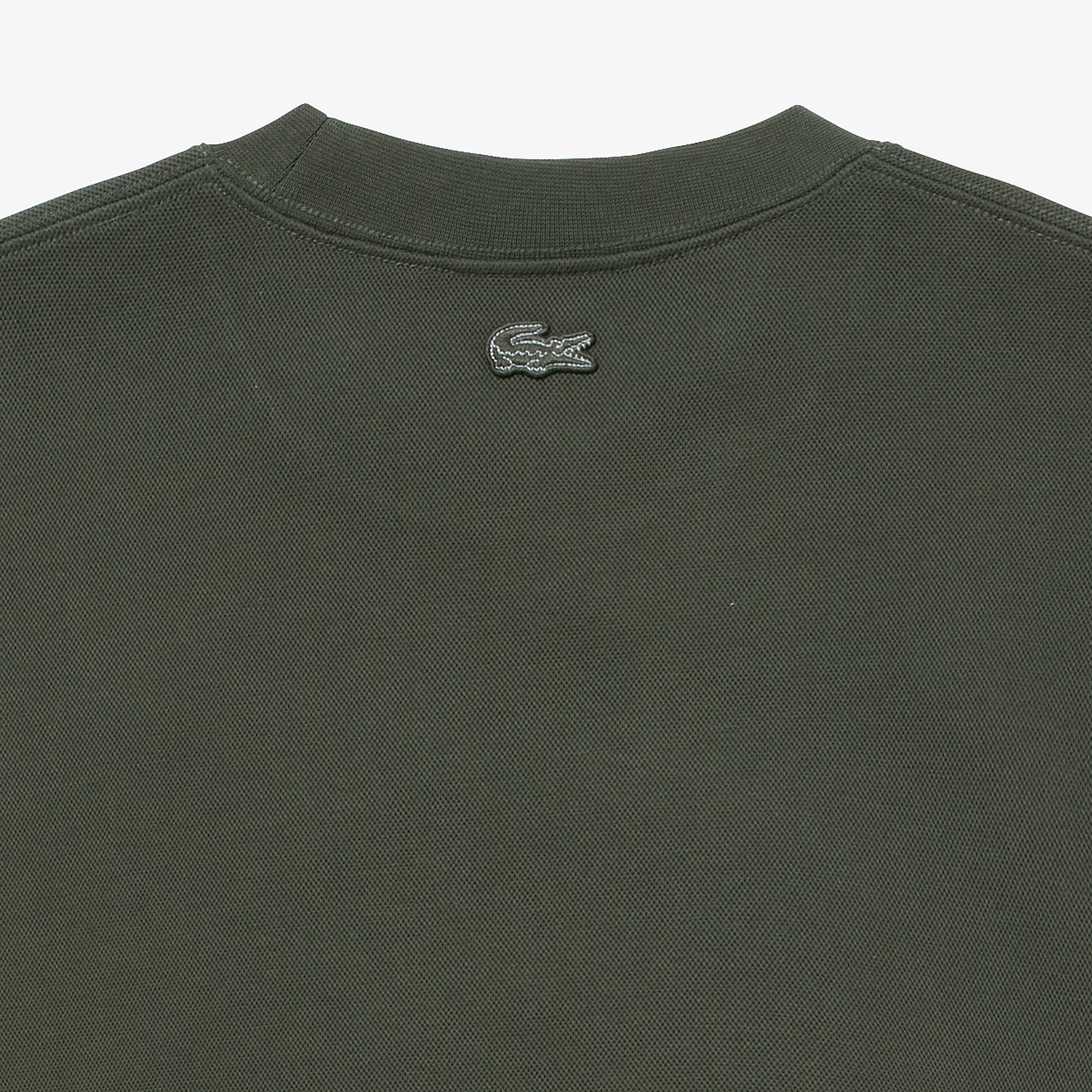 トーン・オン・トーンローレルステッチダブルフェイスクルーネック