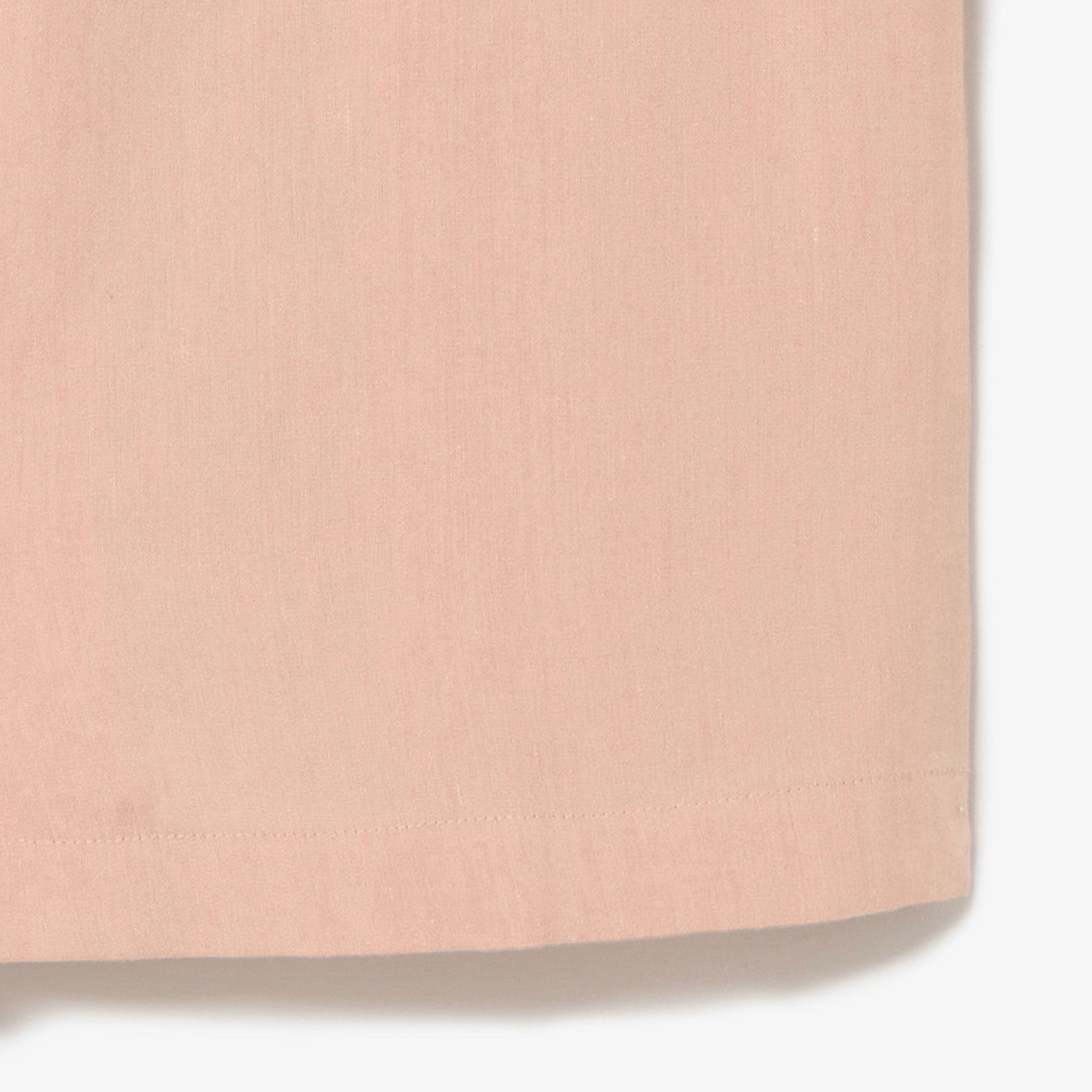 リネン×レーヨンオープンカラーシャツ