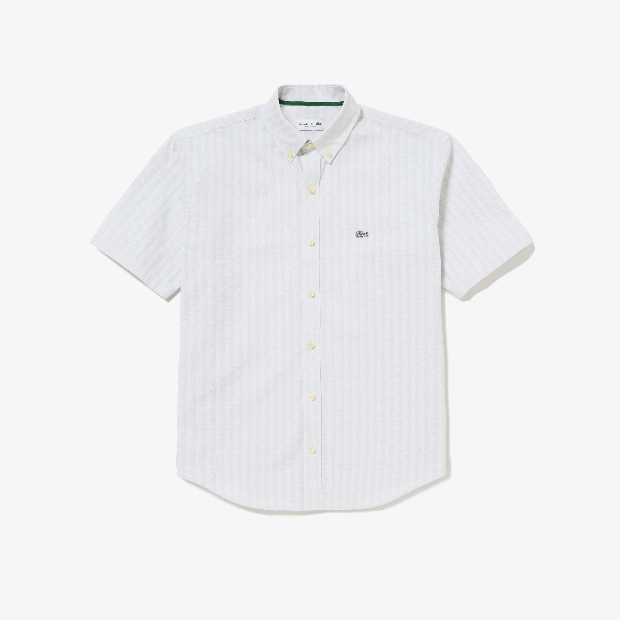 プリントジャカードシャンブレーオックスフォードシャツ