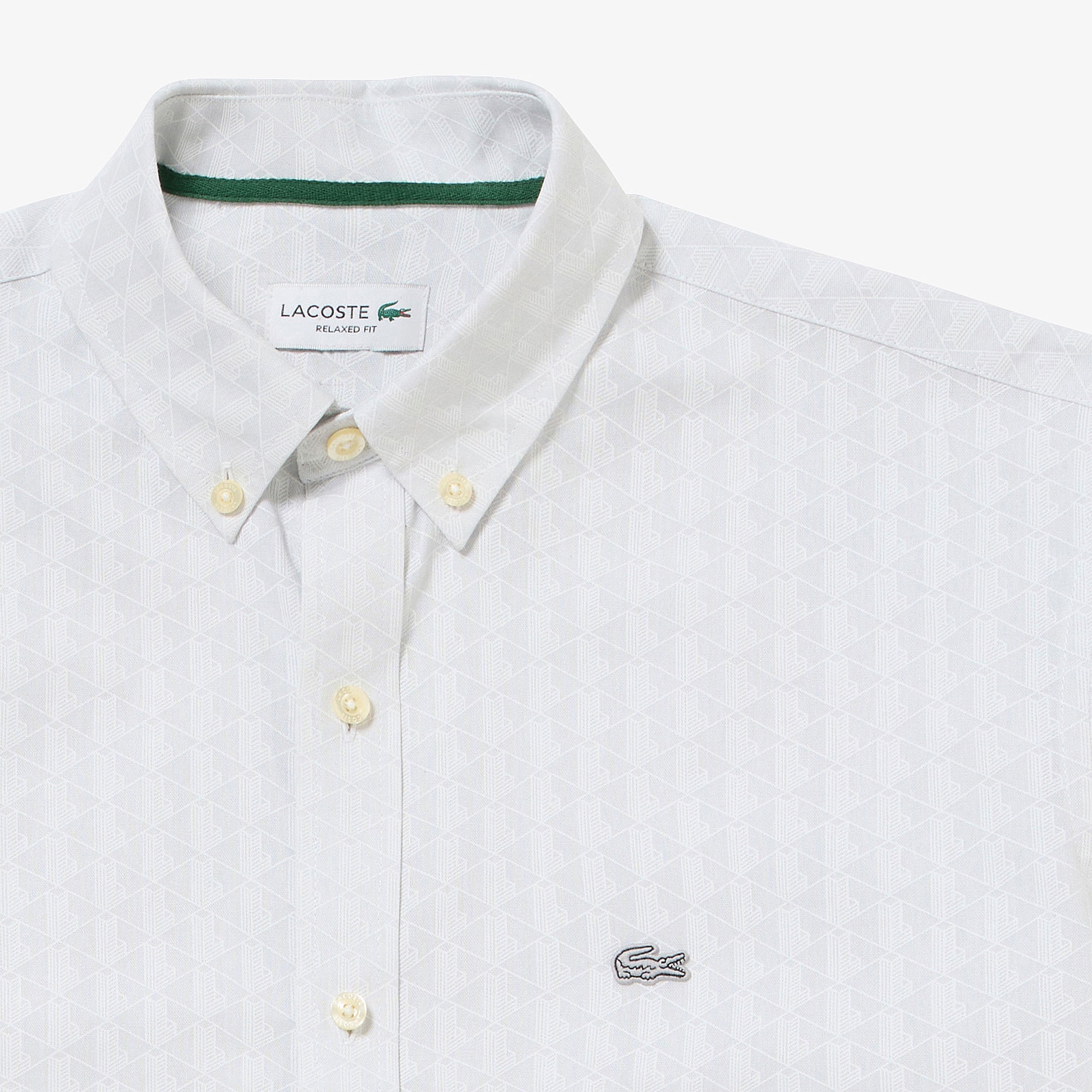 プリントジャカードシャンブレーオックスフォードシャツ