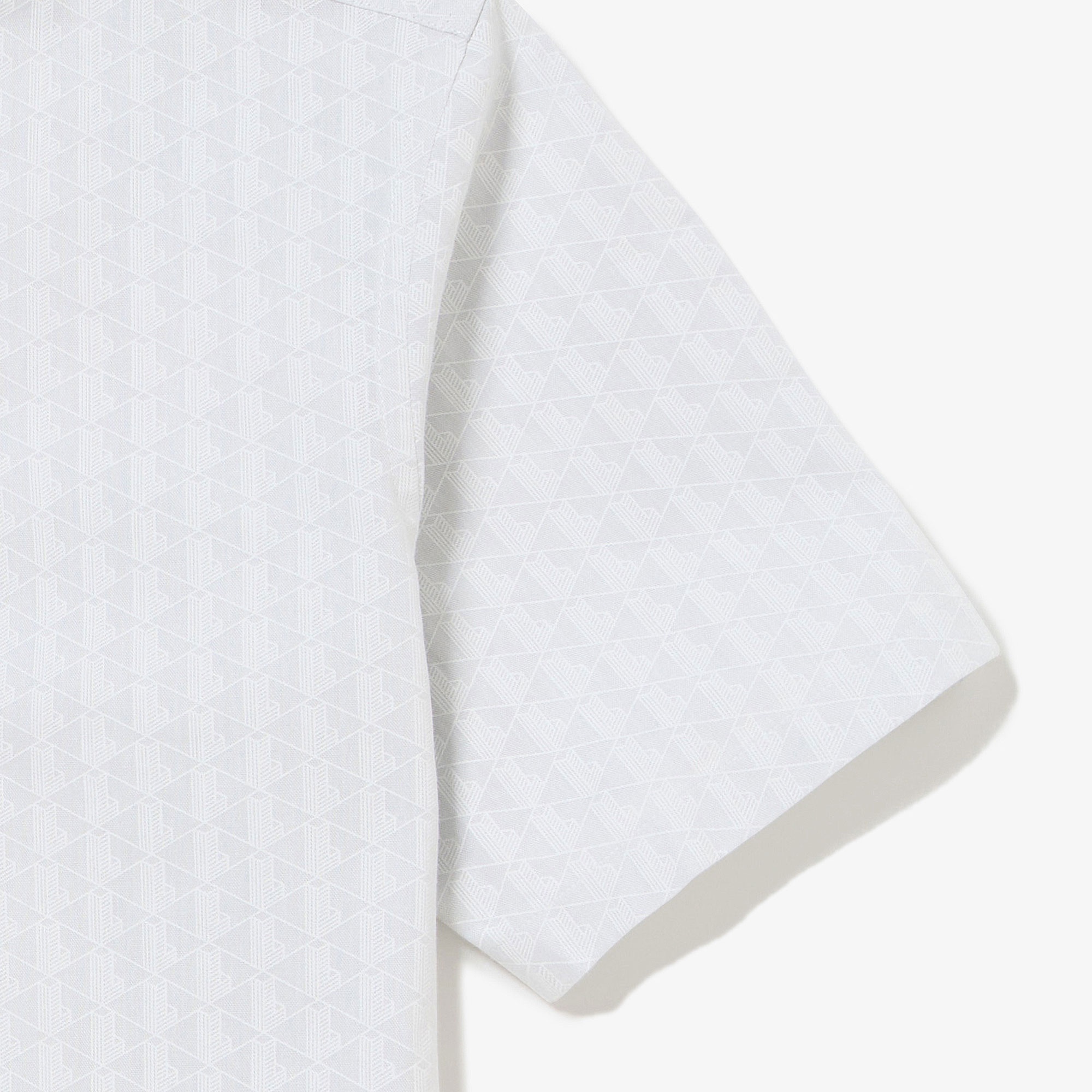 プリントジャカードシャンブレーオックスフォードシャツ