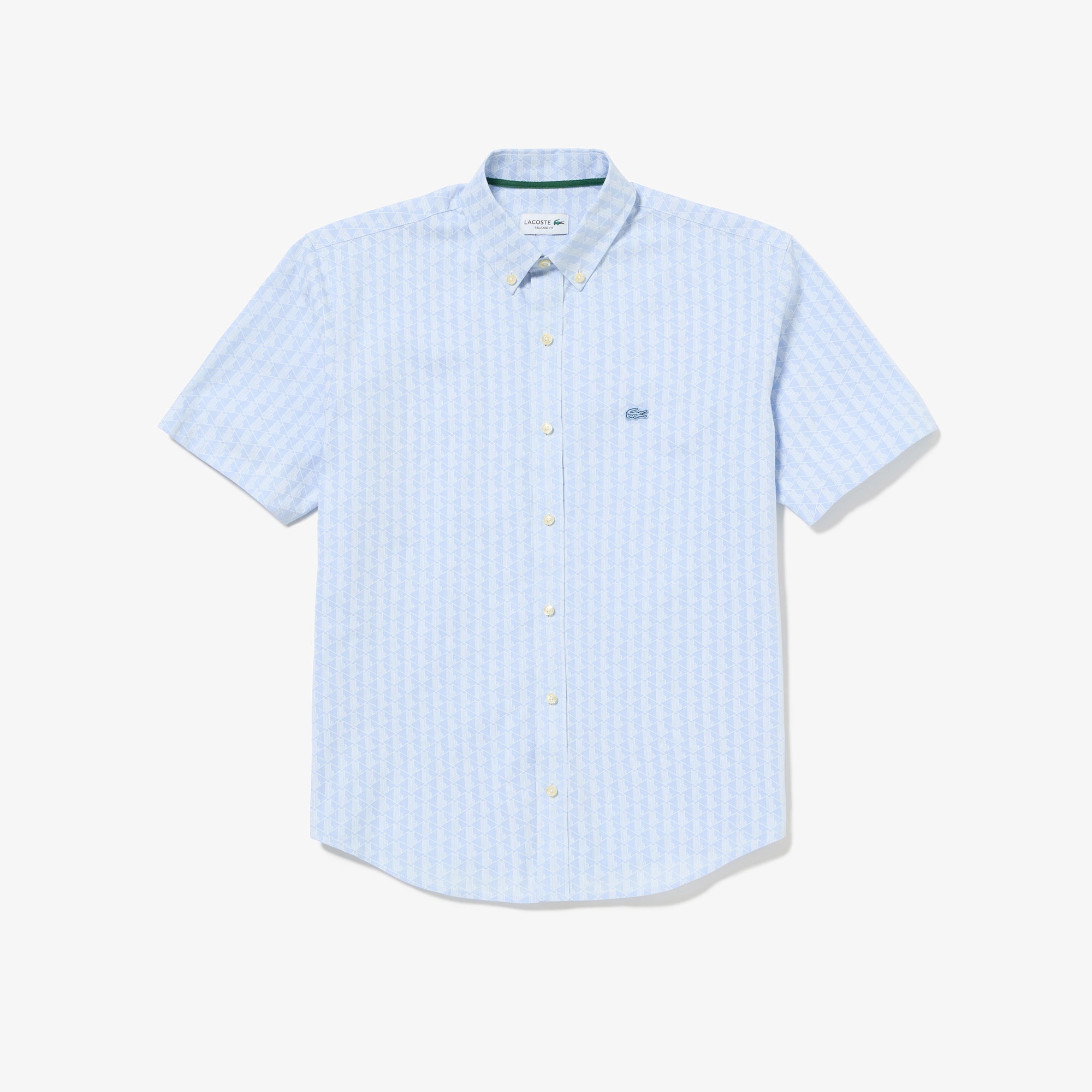 プリントジャカードシャンブレーオックスフォードシャツ