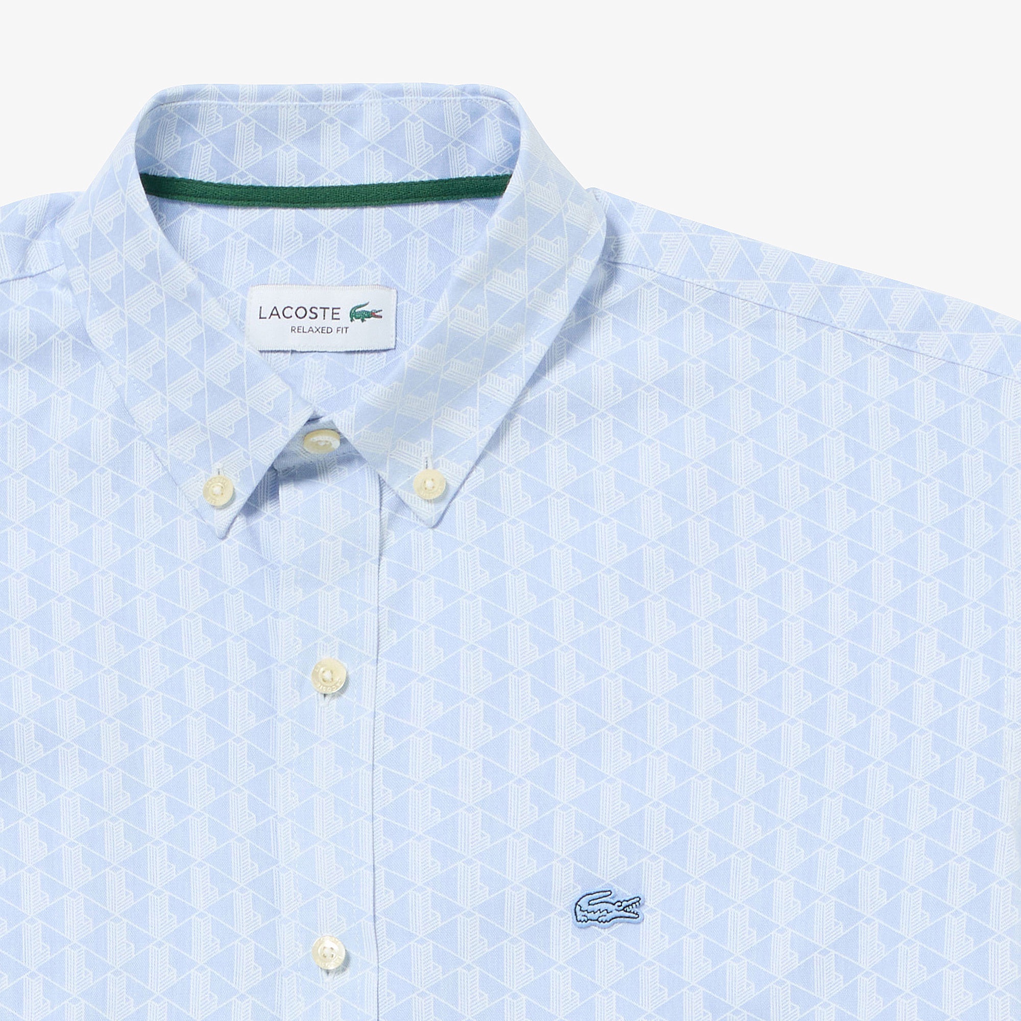 プリントジャカードシャンブレーオックスフォードシャツ