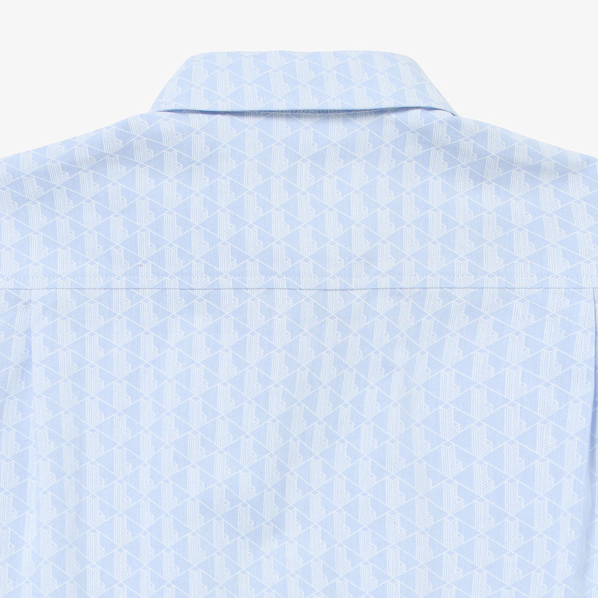 プリントジャカードシャンブレーオックスフォードシャツ