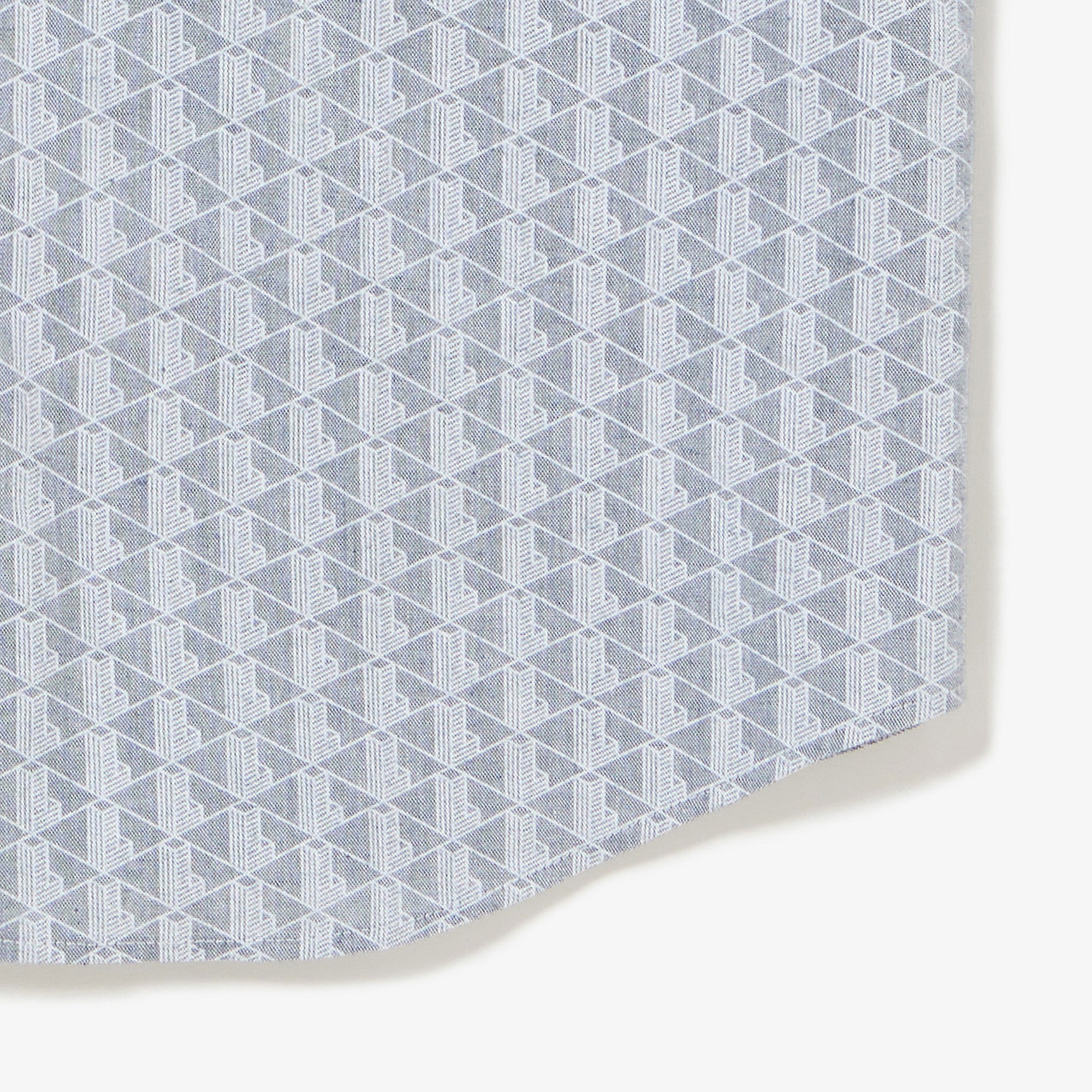 プリントジャカードシャンブレーオックスフォードシャツ