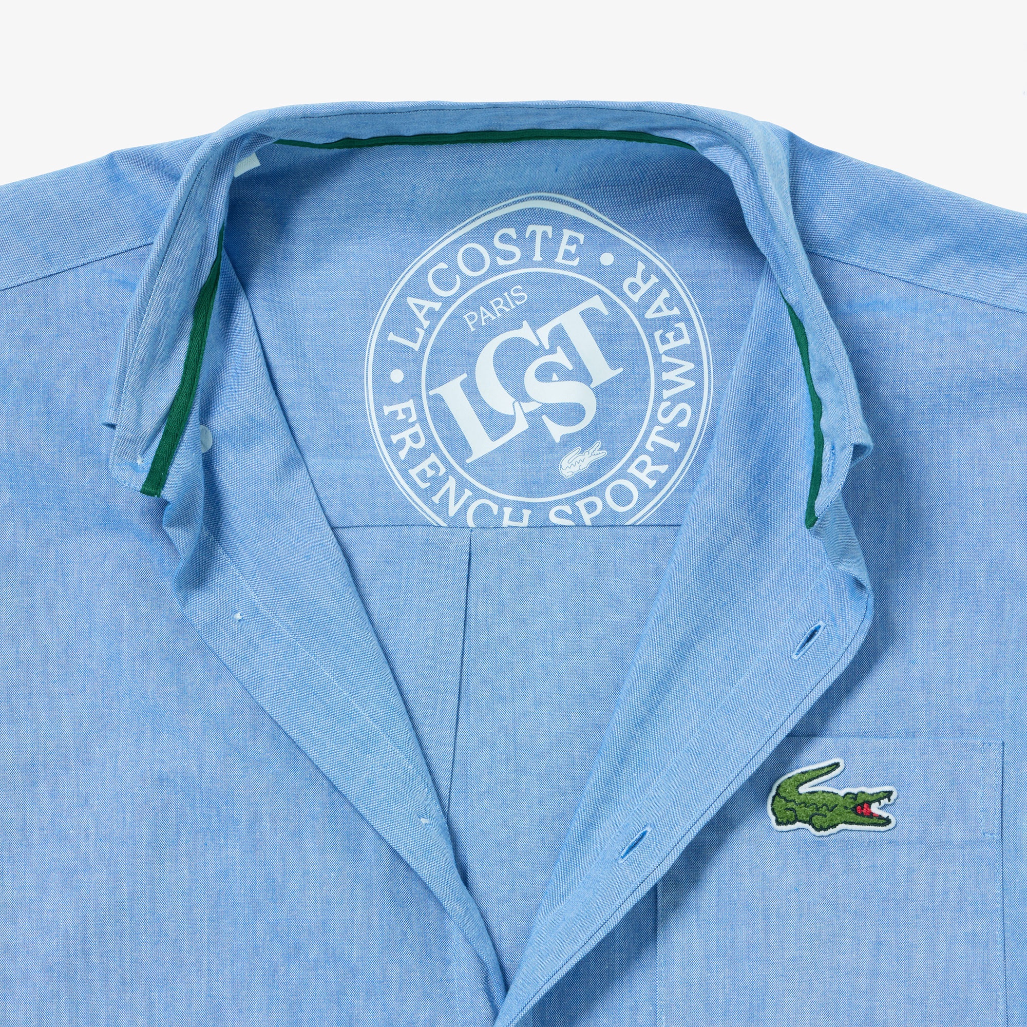 ウォッシュドオックスフォード半袖BDシャツ