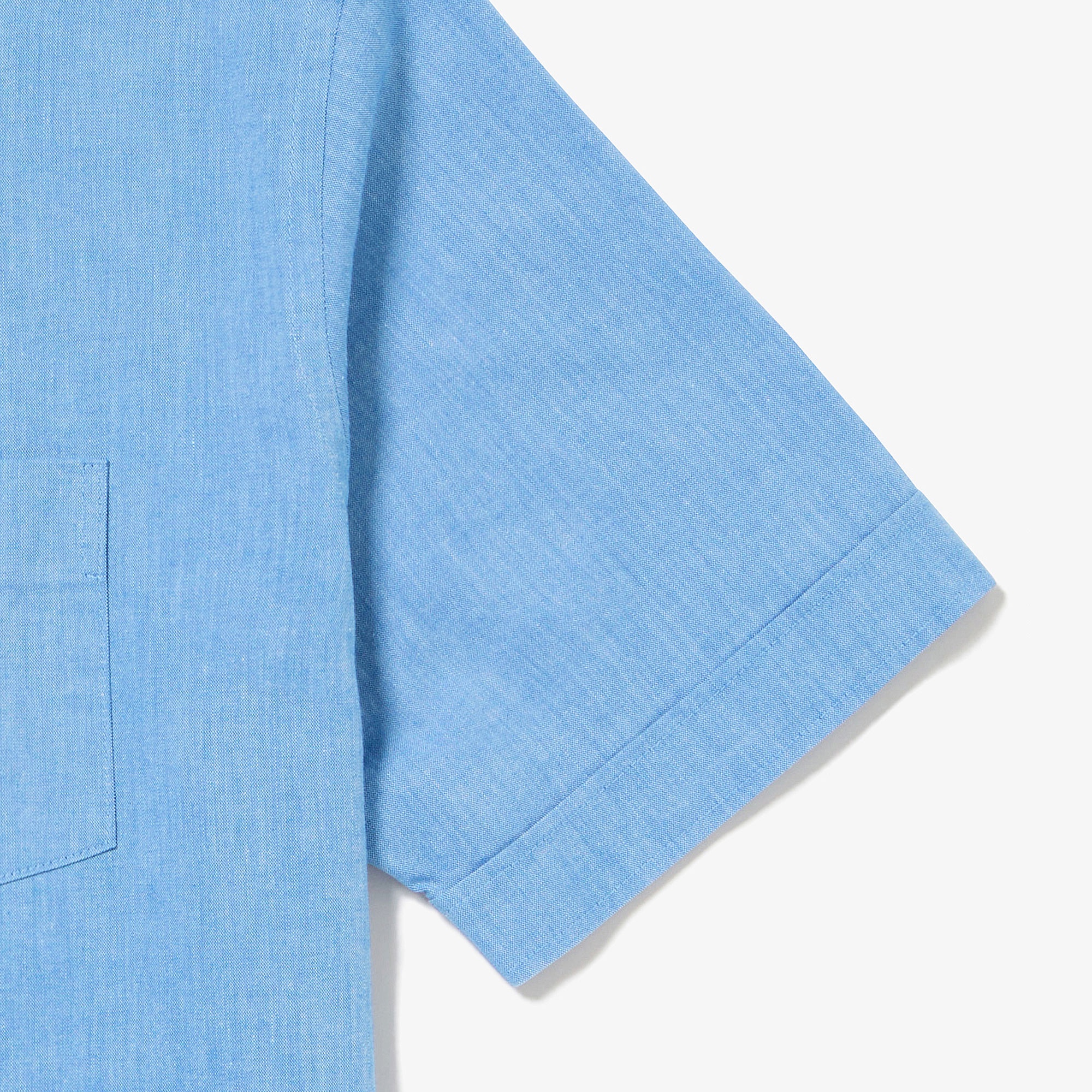 ウォッシュドオックスフォード半袖BDシャツ