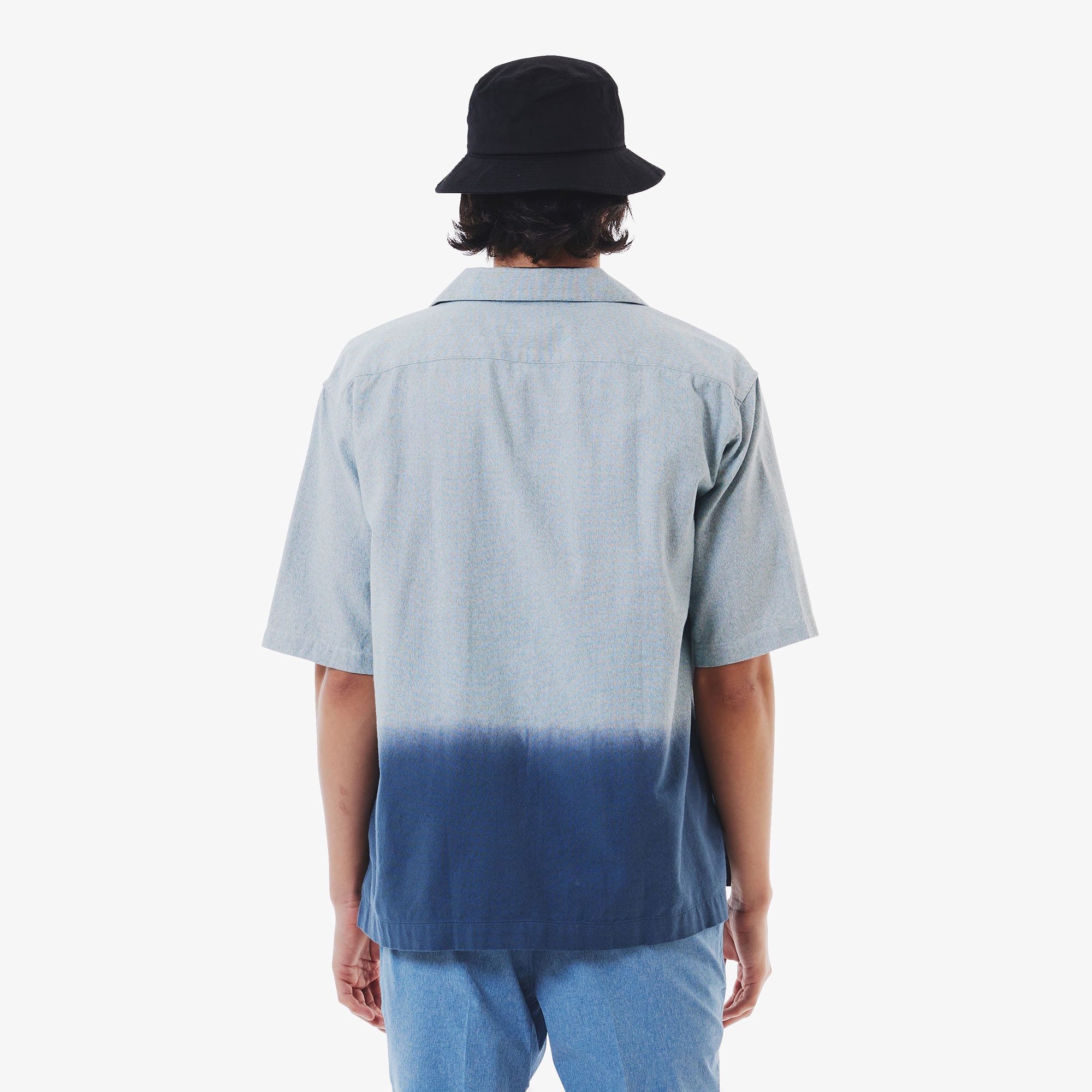 グラデーションオープンカラーシャツ