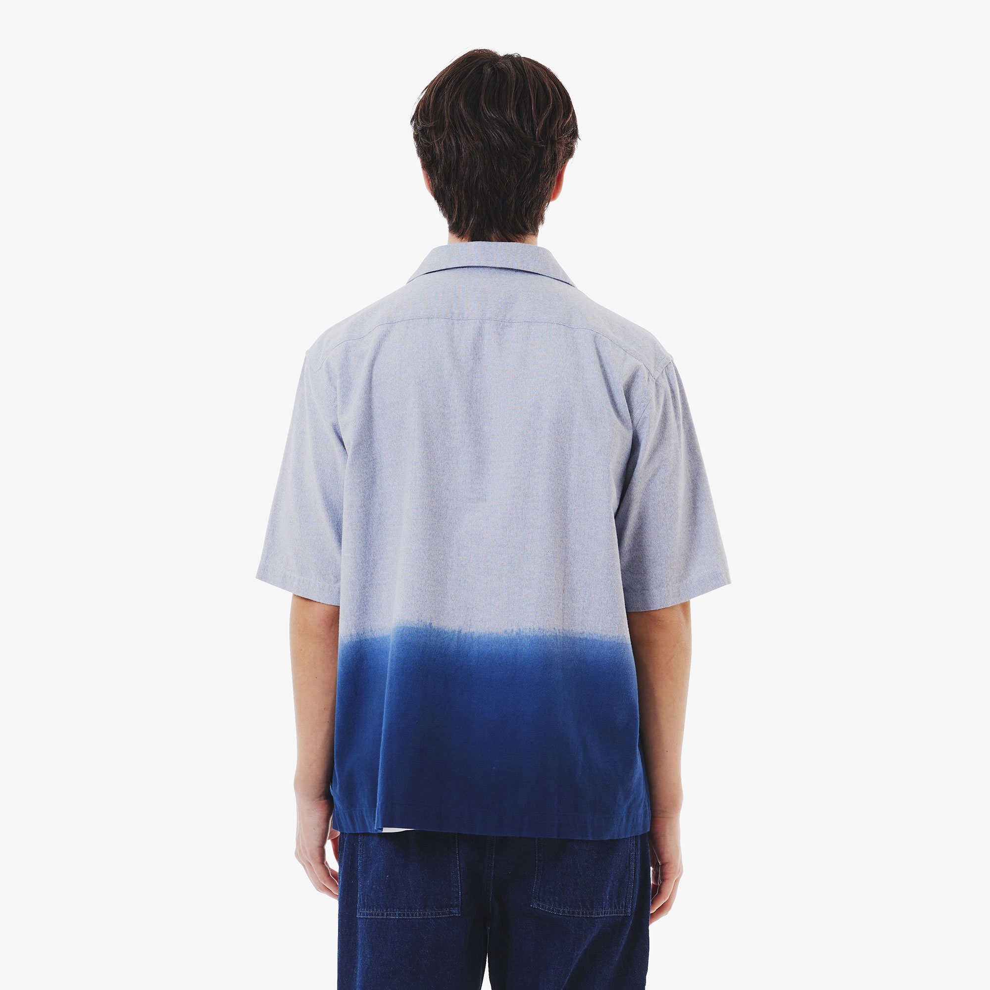 グラデーションオープンカラーシャツ