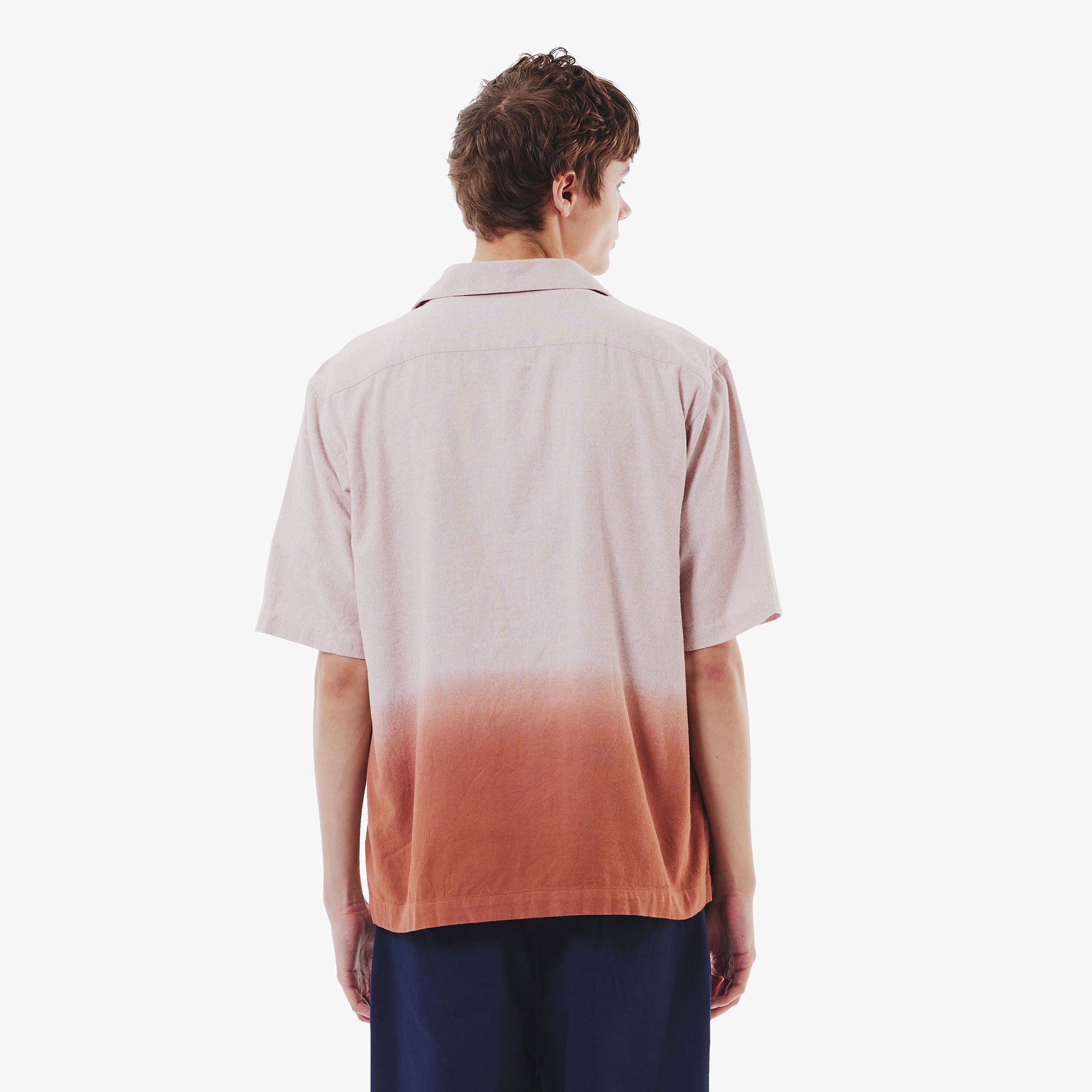 グラデーションオープンカラーシャツ