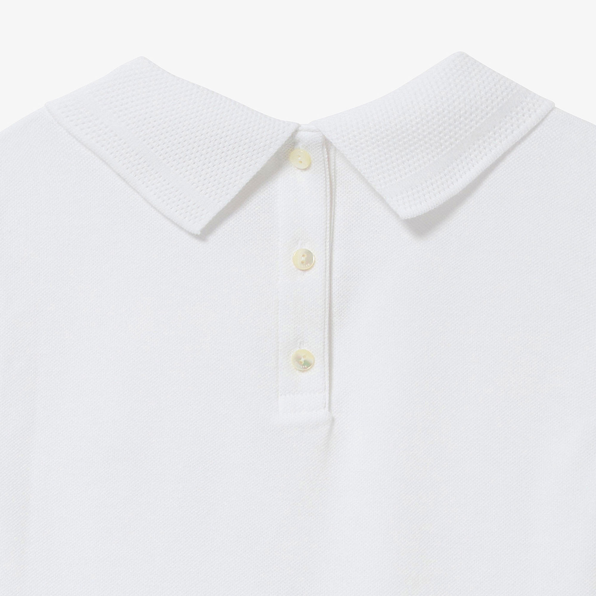 バックボタンノースリーブポロシャツ