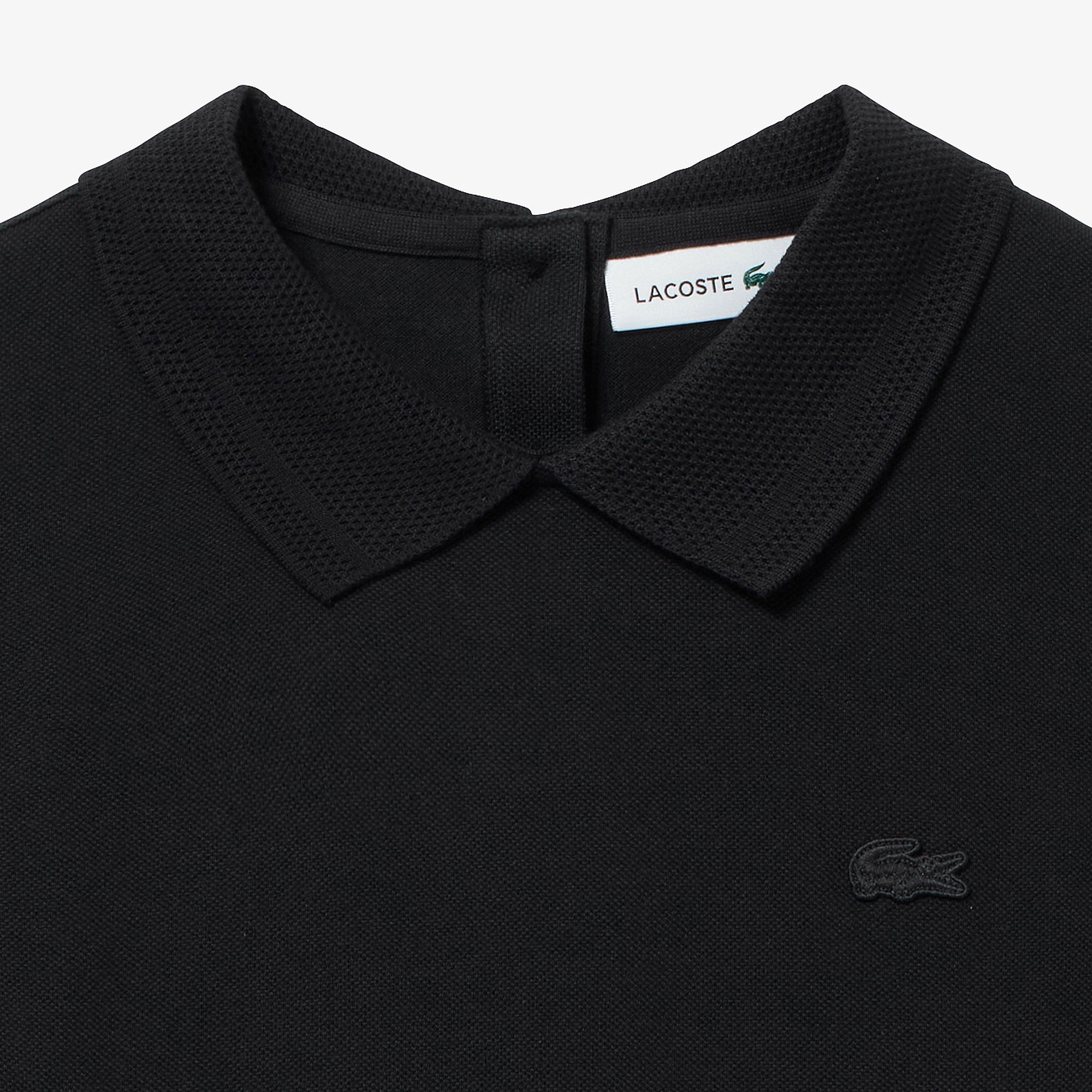 バックボタンノースリーブポロシャツ