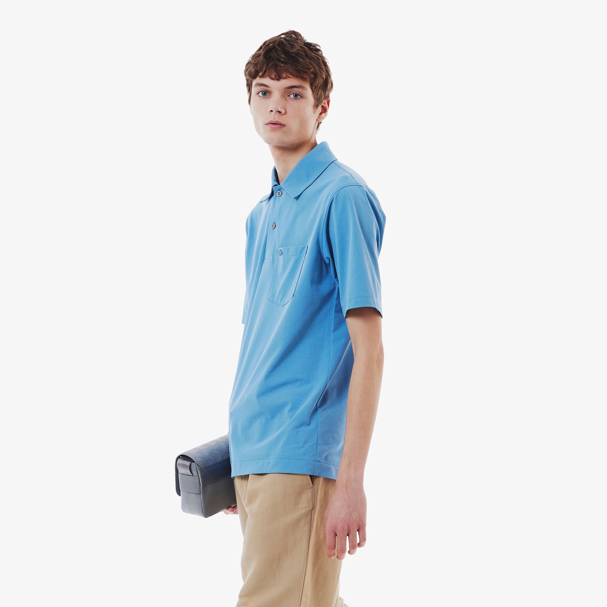 速乾ストレッチシングルジャージポロシャツ