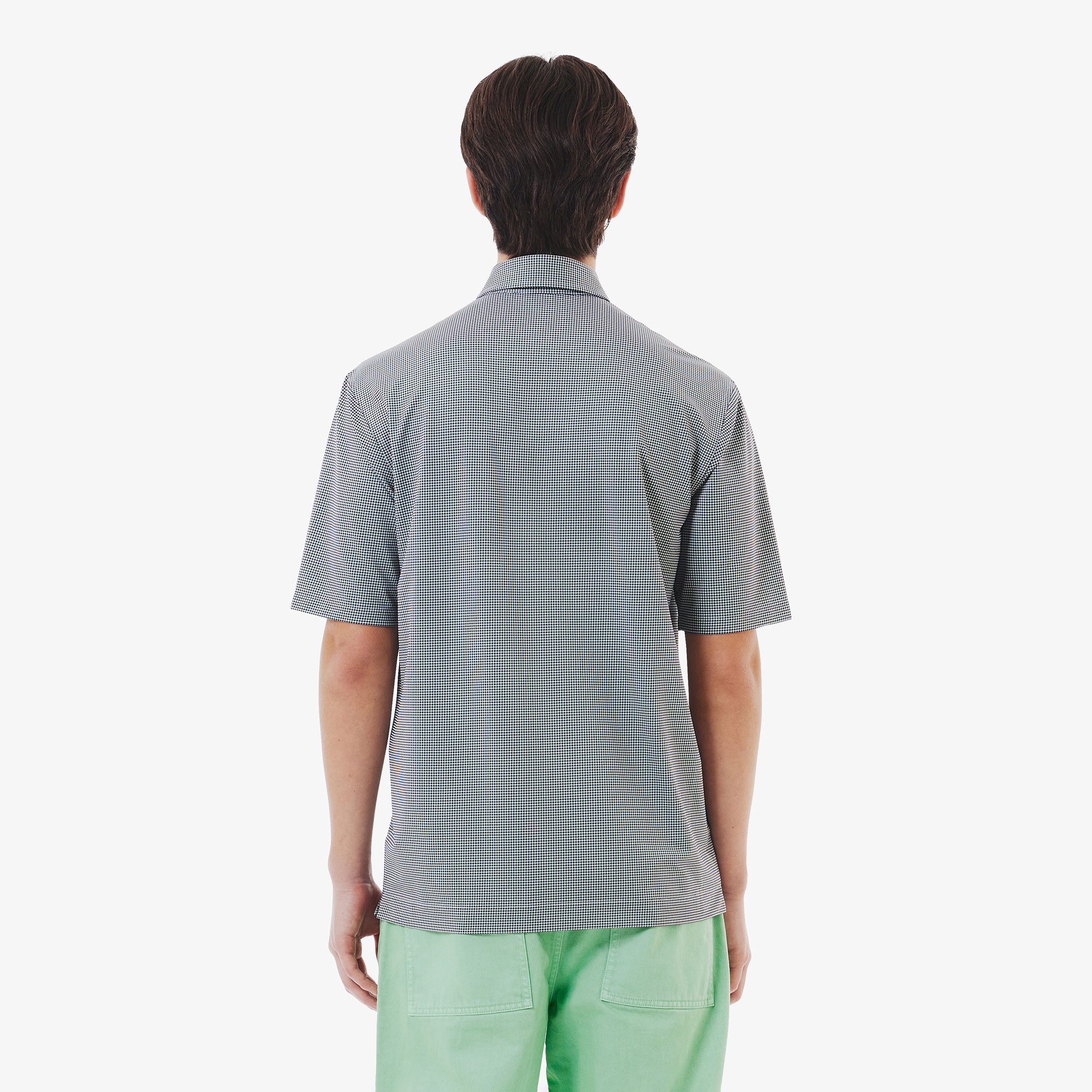 消臭・速乾・UVカットマイクロチェックポロシャツ