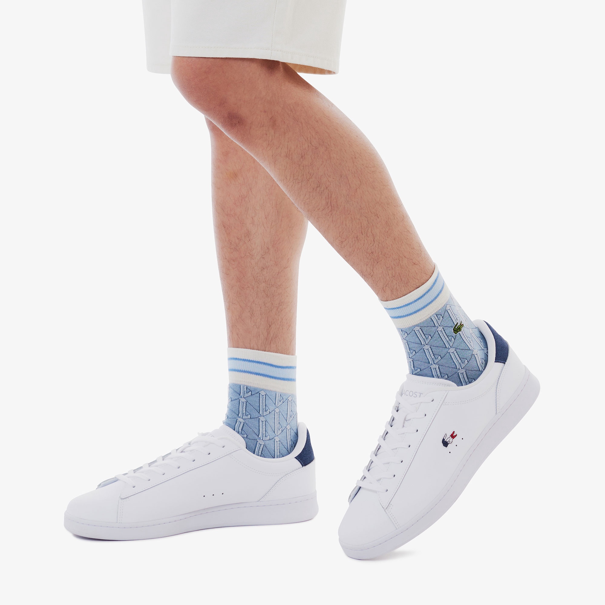 モノグラムジャカードソックス