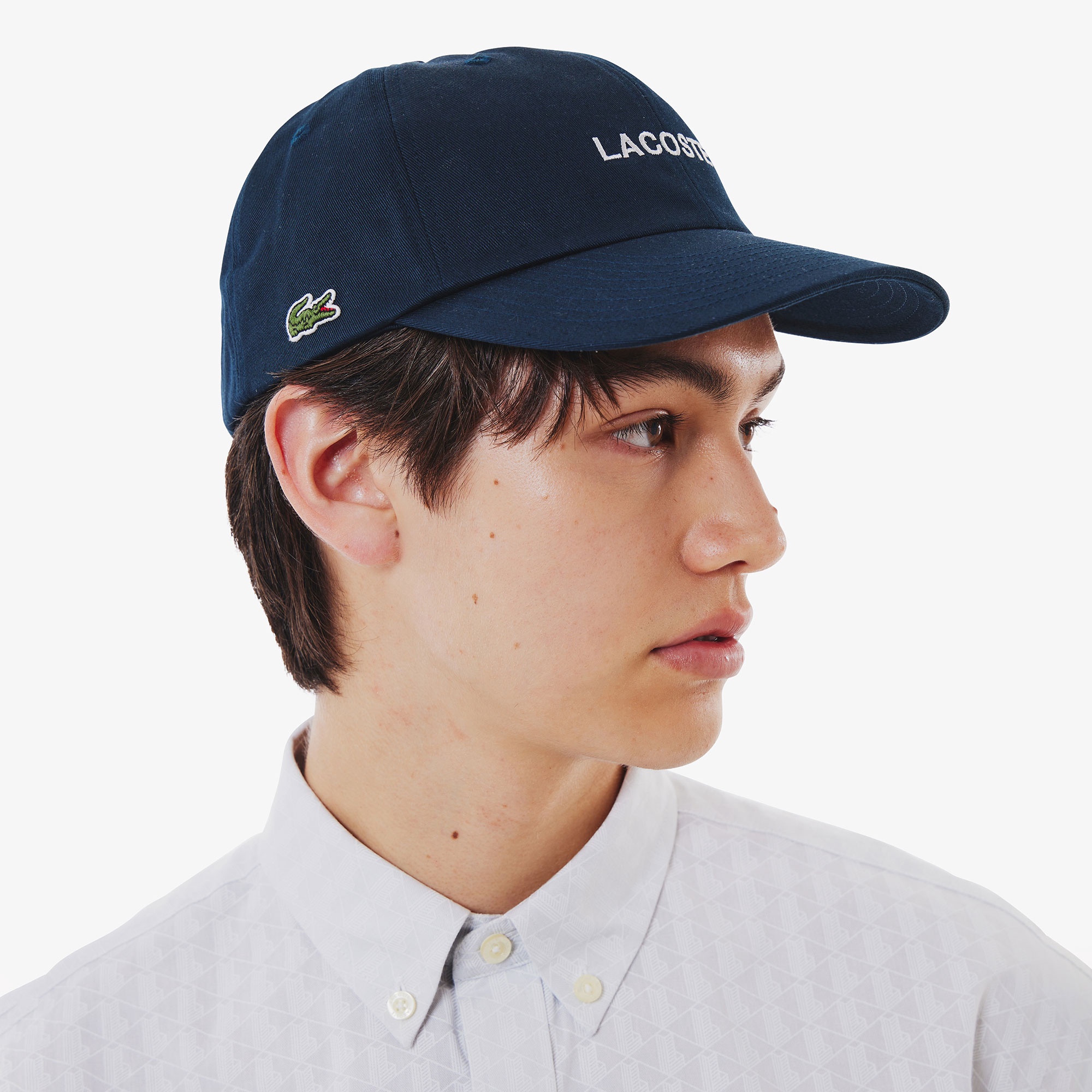 ブランドロゴステッチローキャップ