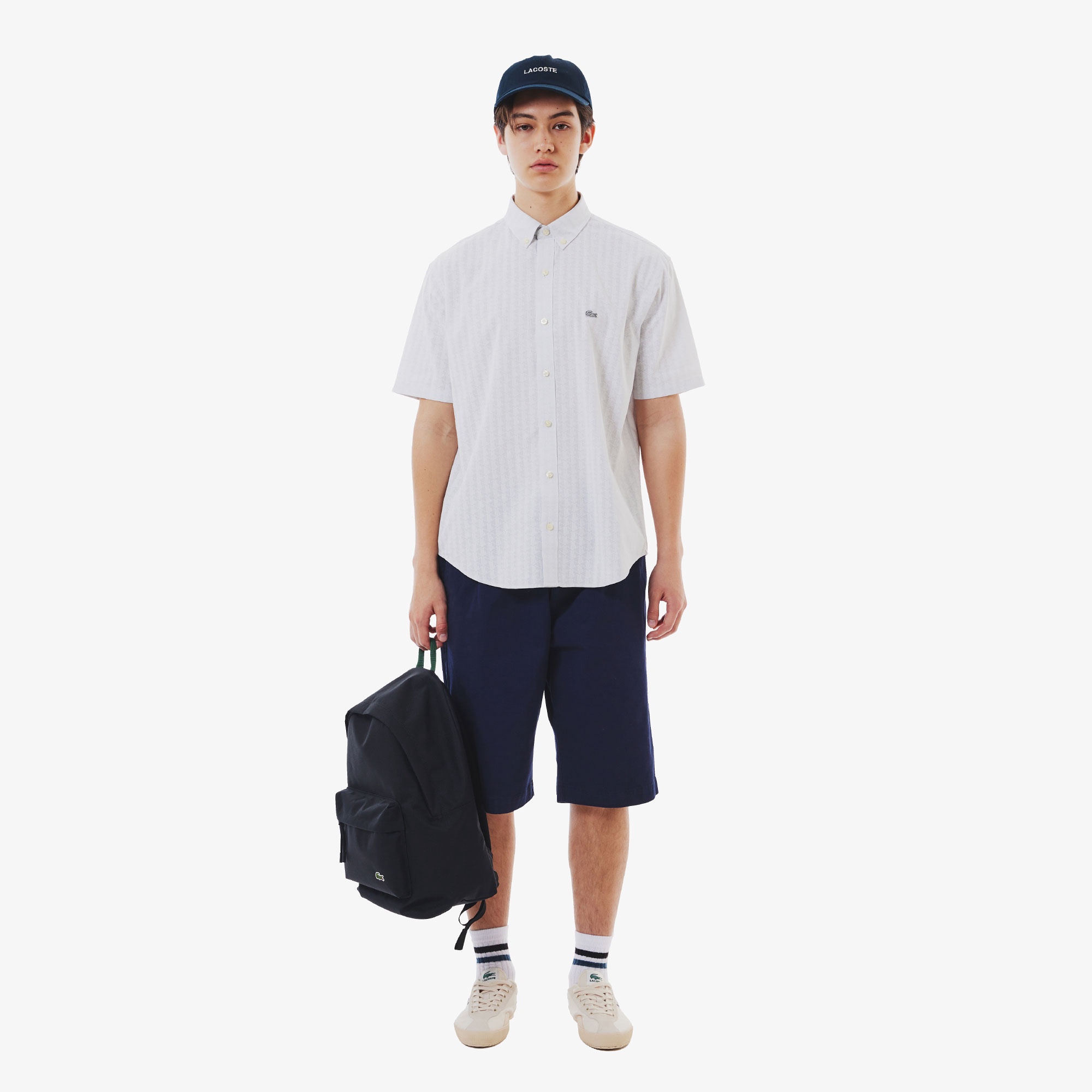 ブランドロゴステッチローキャップ