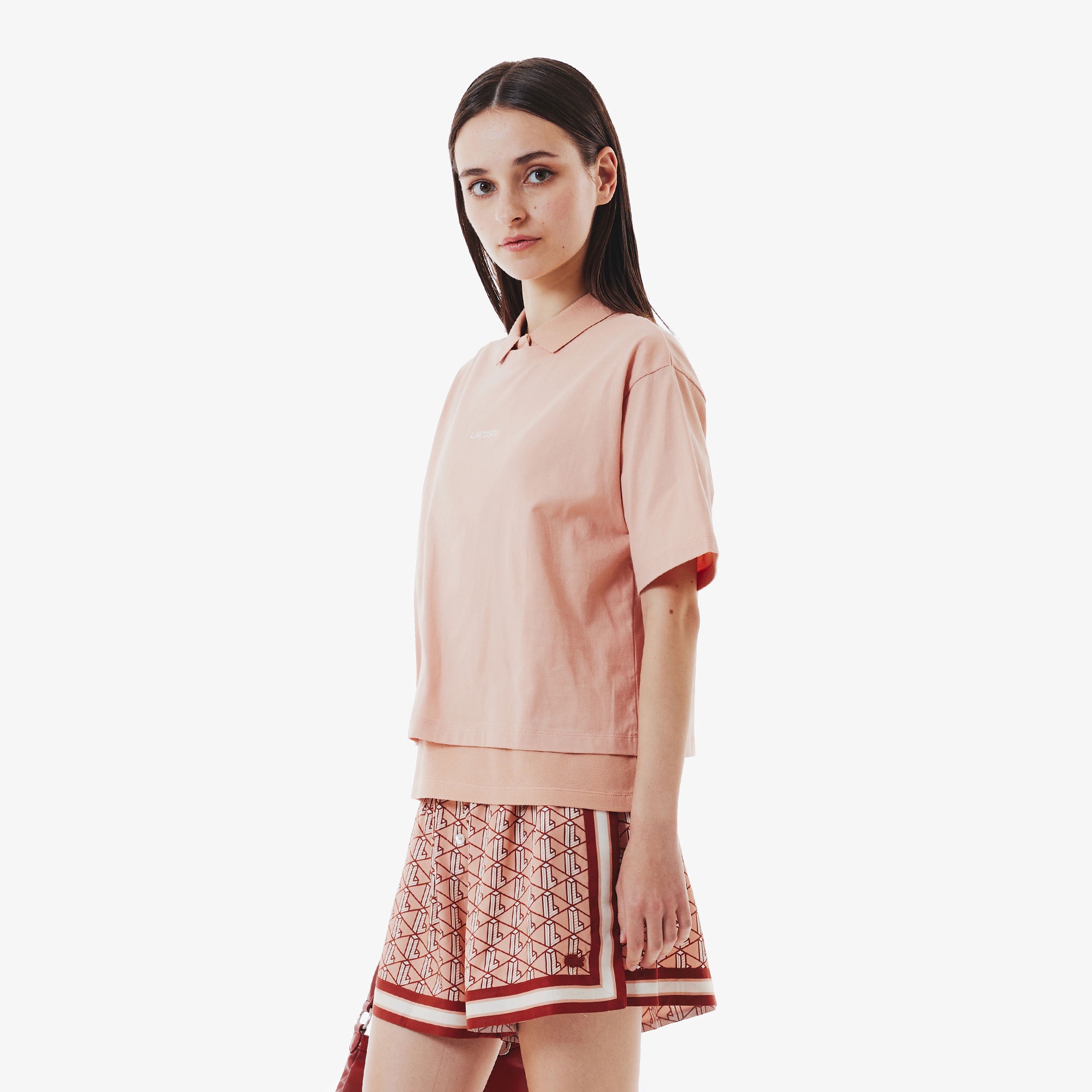 ワイド&ショートネームステッチTシャツ