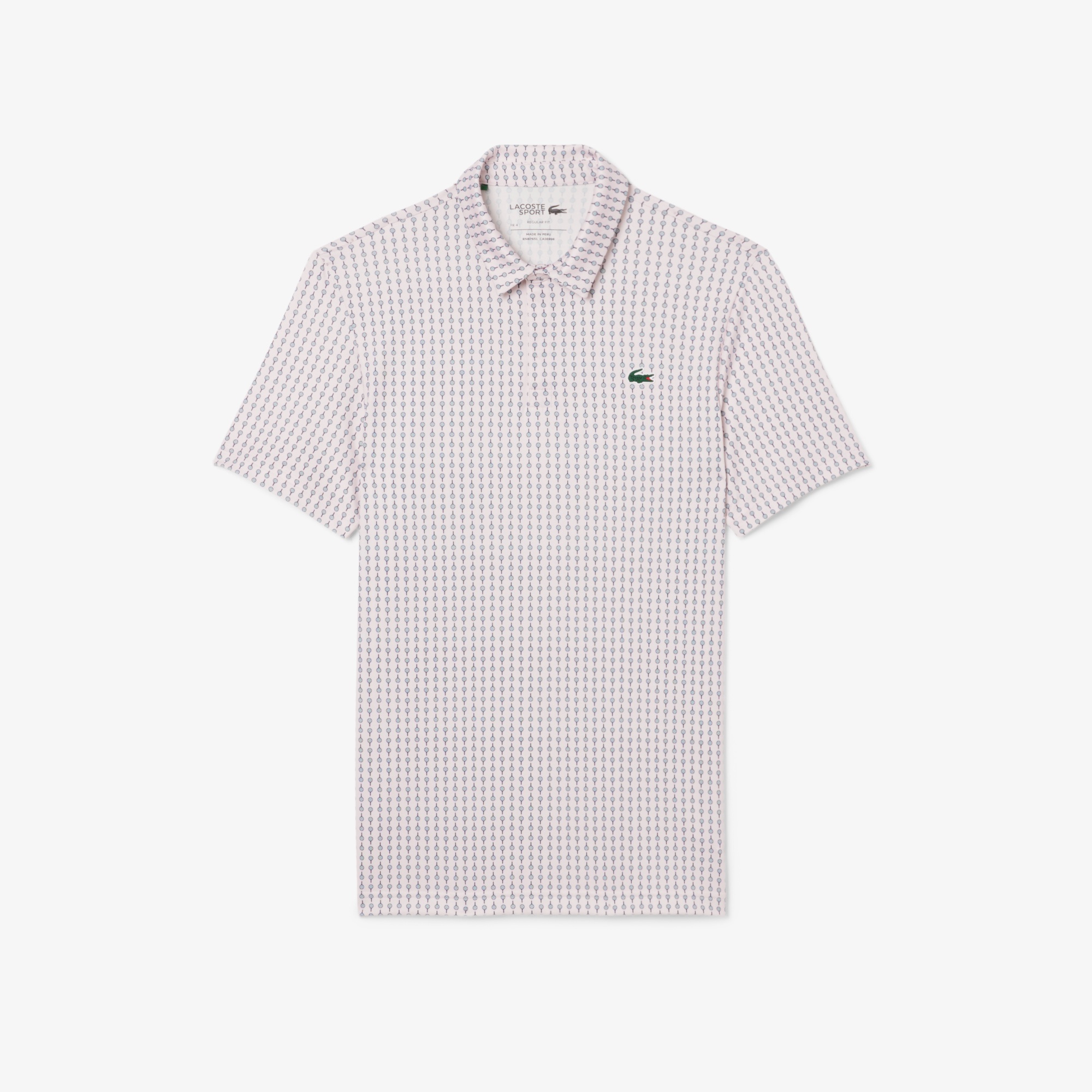 ミニマム総柄プリントゴルフポロシャツ