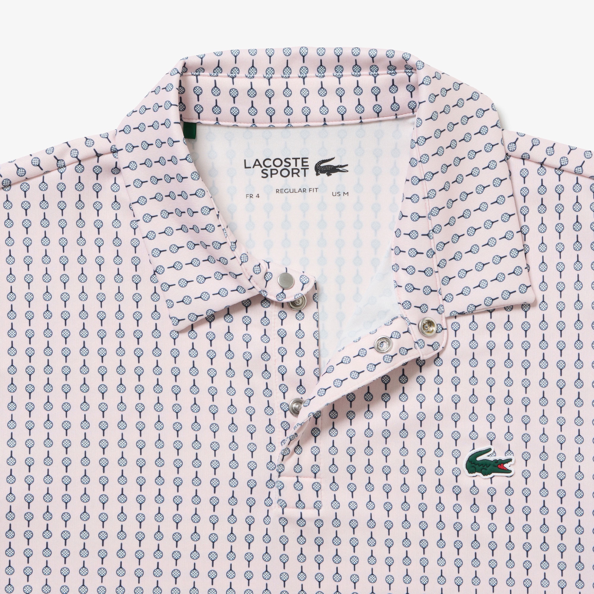 ミニマム総柄プリントゴルフポロシャツ