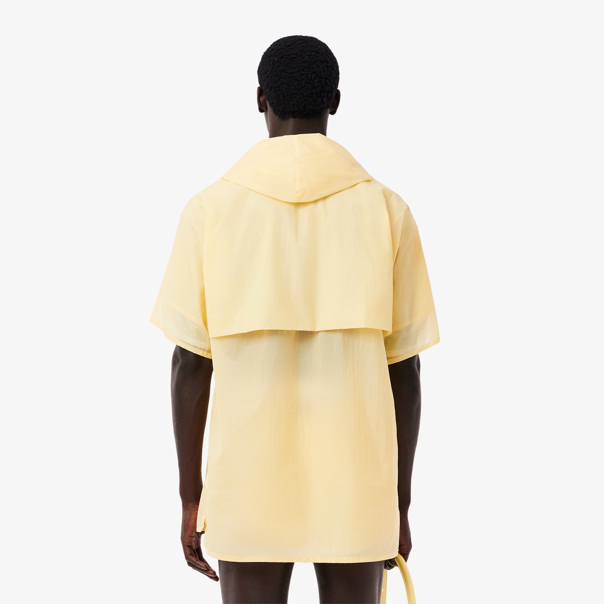 『25SS Fashion Show』メンズラウンウェイ シースルーナイロン半袖ウィンドブレイカー