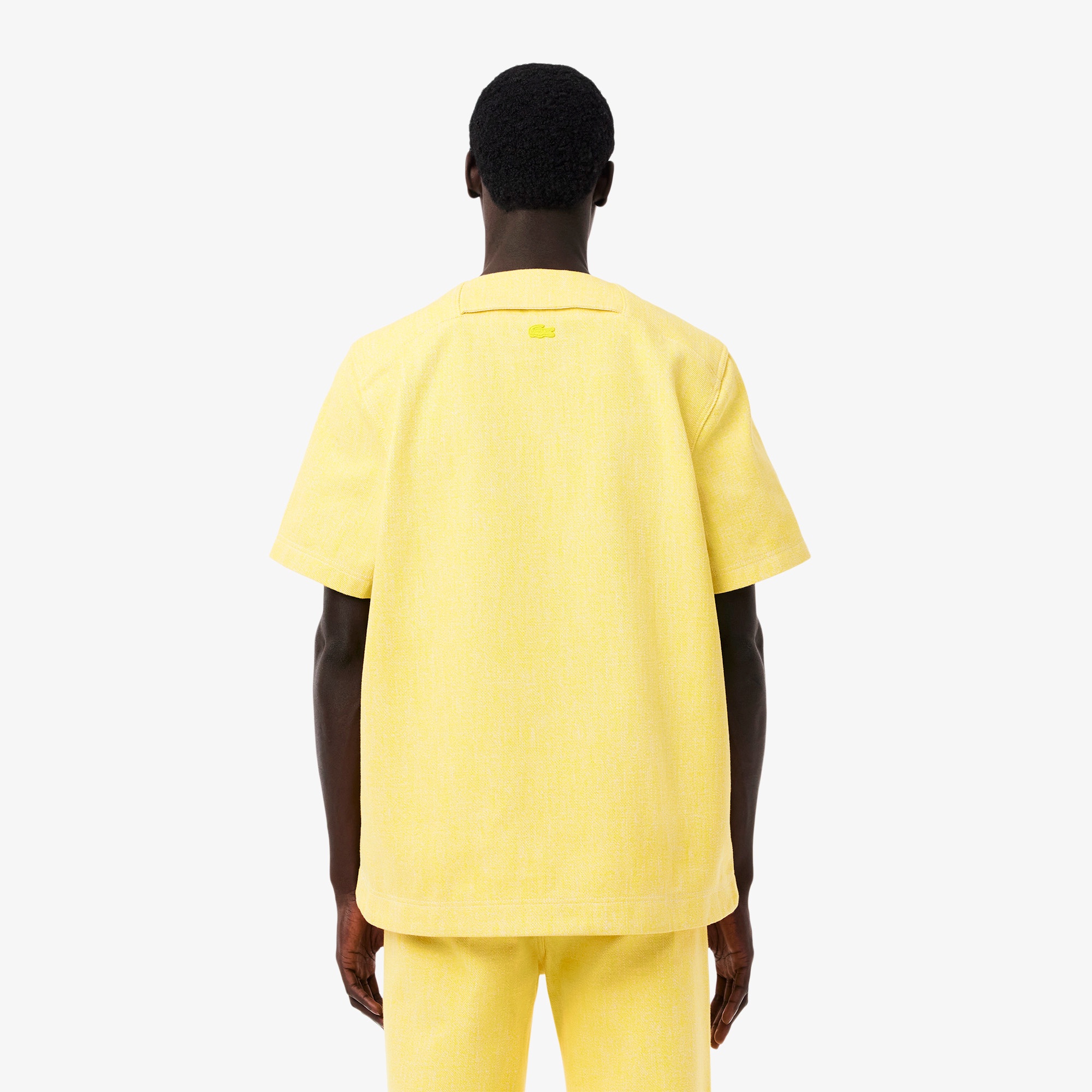 『25SS Fashion Show』 カラーデニム変形ポロシャツ