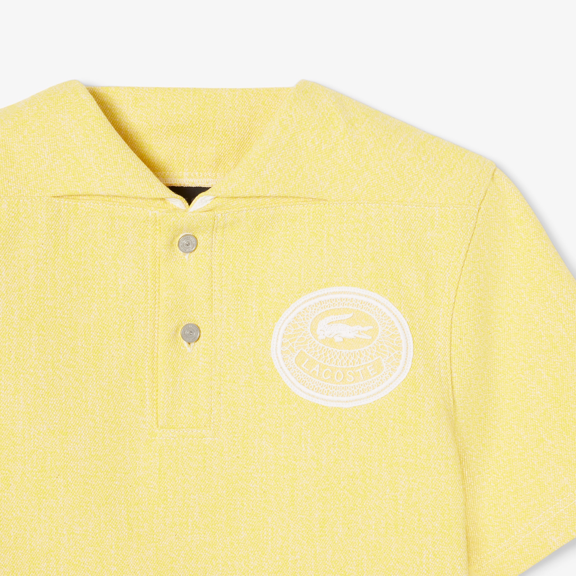 『25SS Fashion Show』 カラーデニム変形ポロシャツ