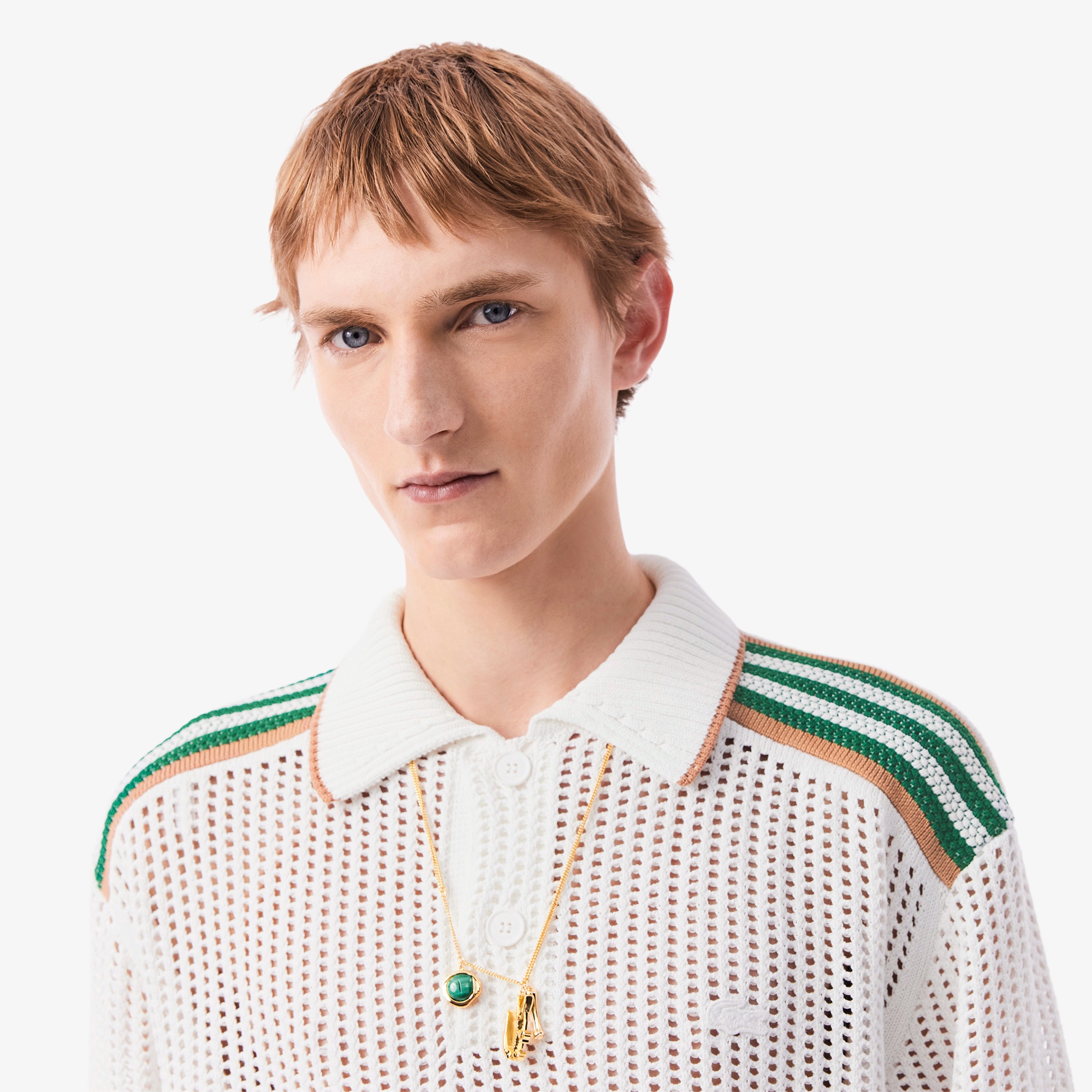 『25SS Fashion Show』 ローゲージニットポロシャツ