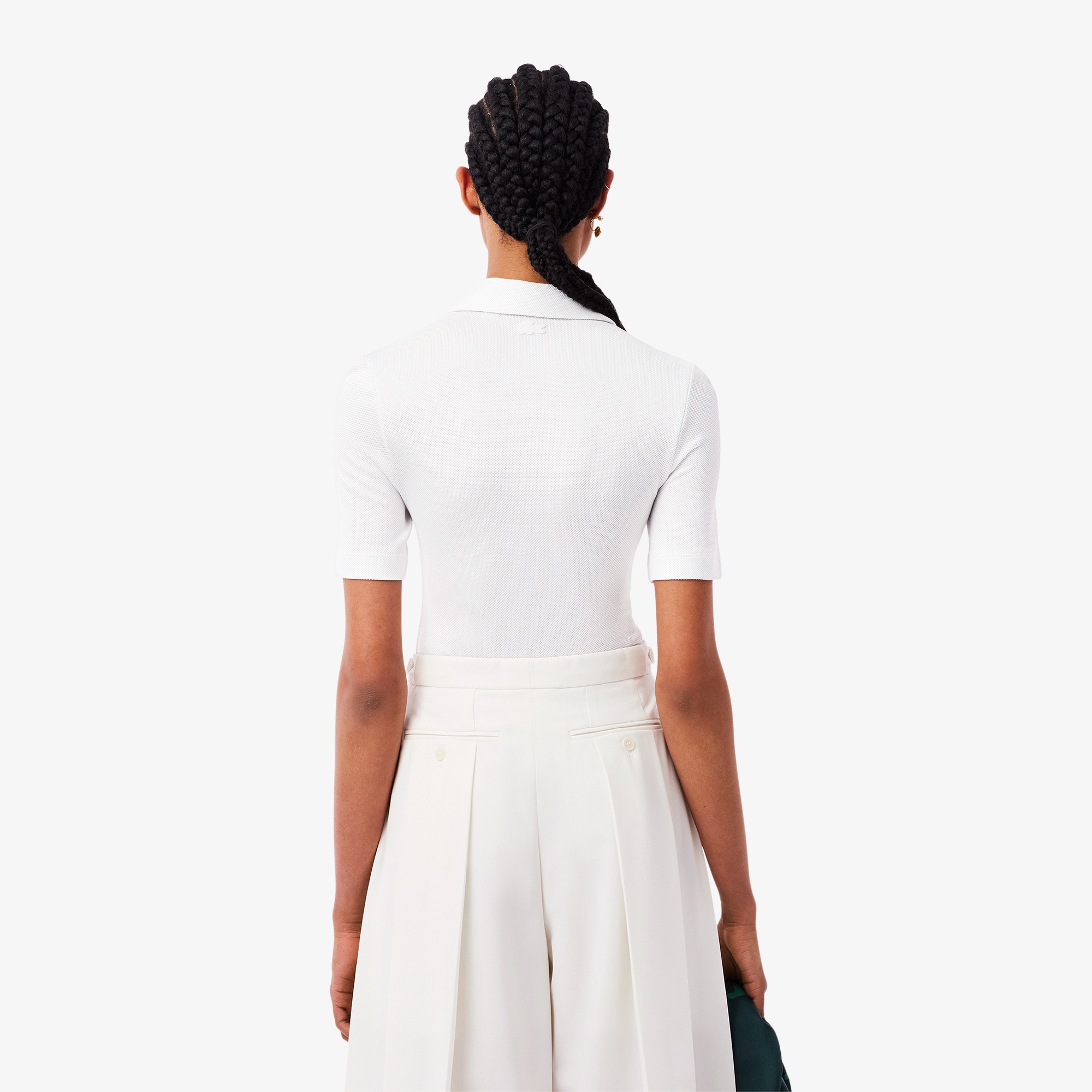 『25SS Fashion Show』 レーヨン鹿の子スリムフィットポロシャツ